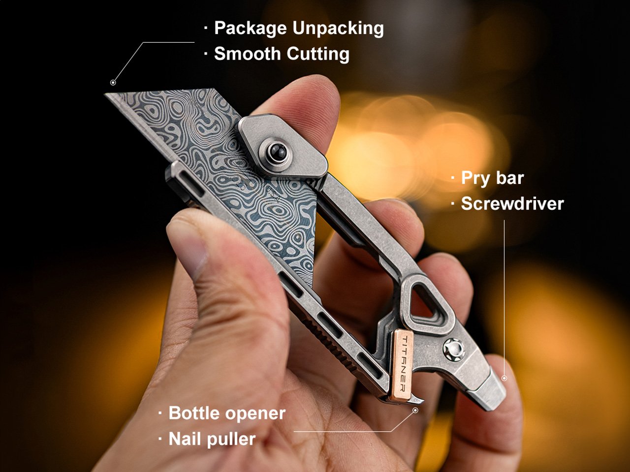 titanium alloy，EDC，multi-function，tool，Titanium，