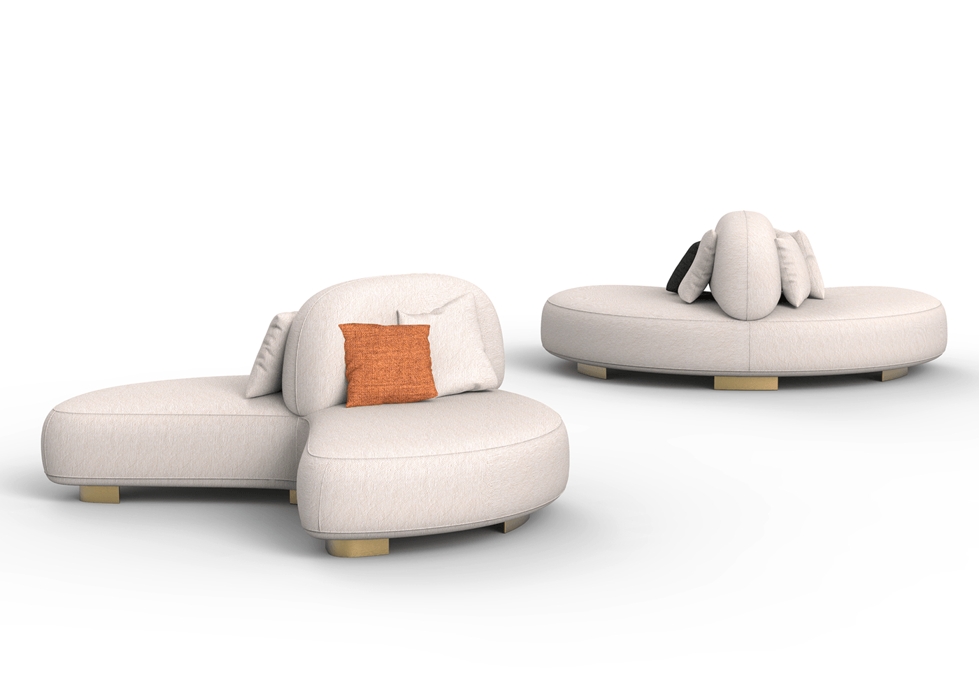 Modular，sofa，comfortable，fabric art，