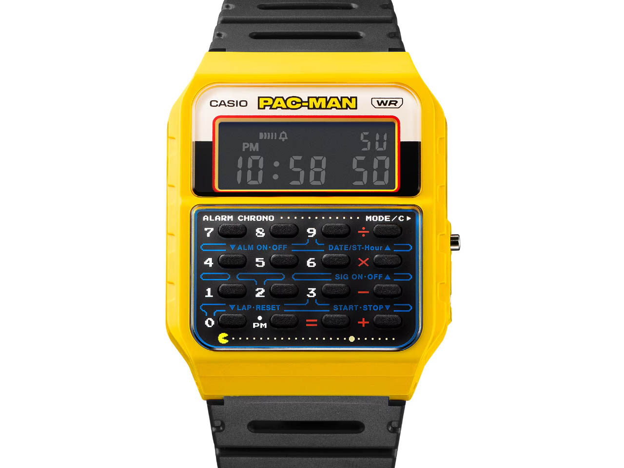 CASIO，PAC-MAN，Retro Design ，Bandai Namco，resin，