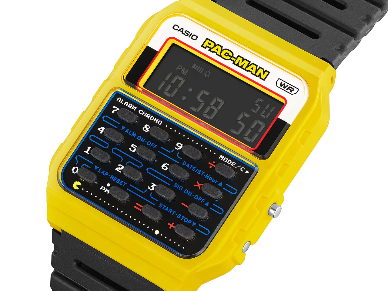 CASIO，PAC-MAN，Retro Design ，Bandai Namco，resin，