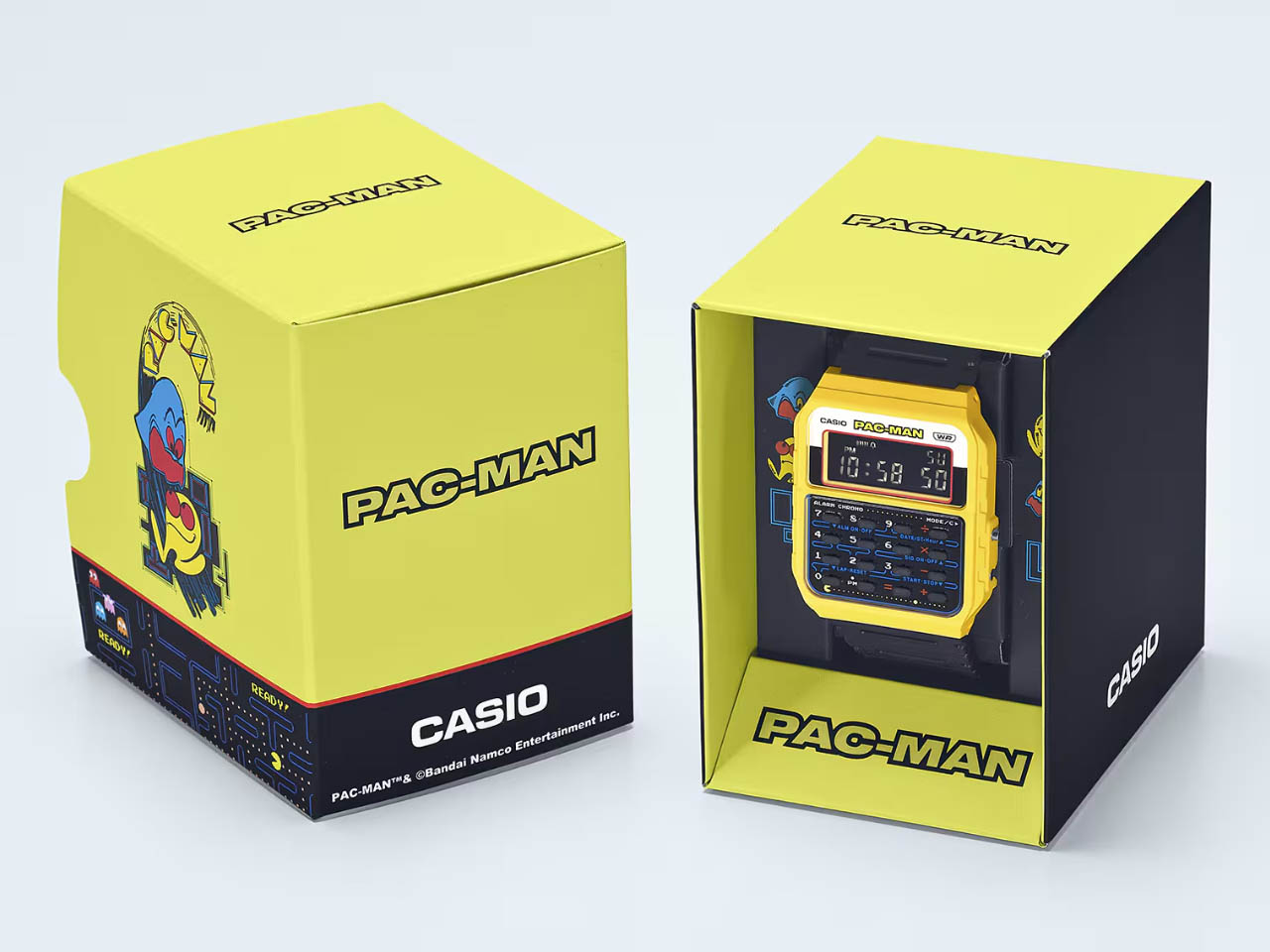 CASIO，PAC-MAN，Retro Design ，Bandai Namco，resin，