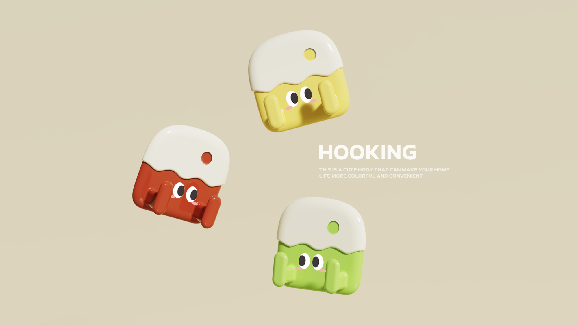 a hook，double head hook，Receive，colourful，interest，