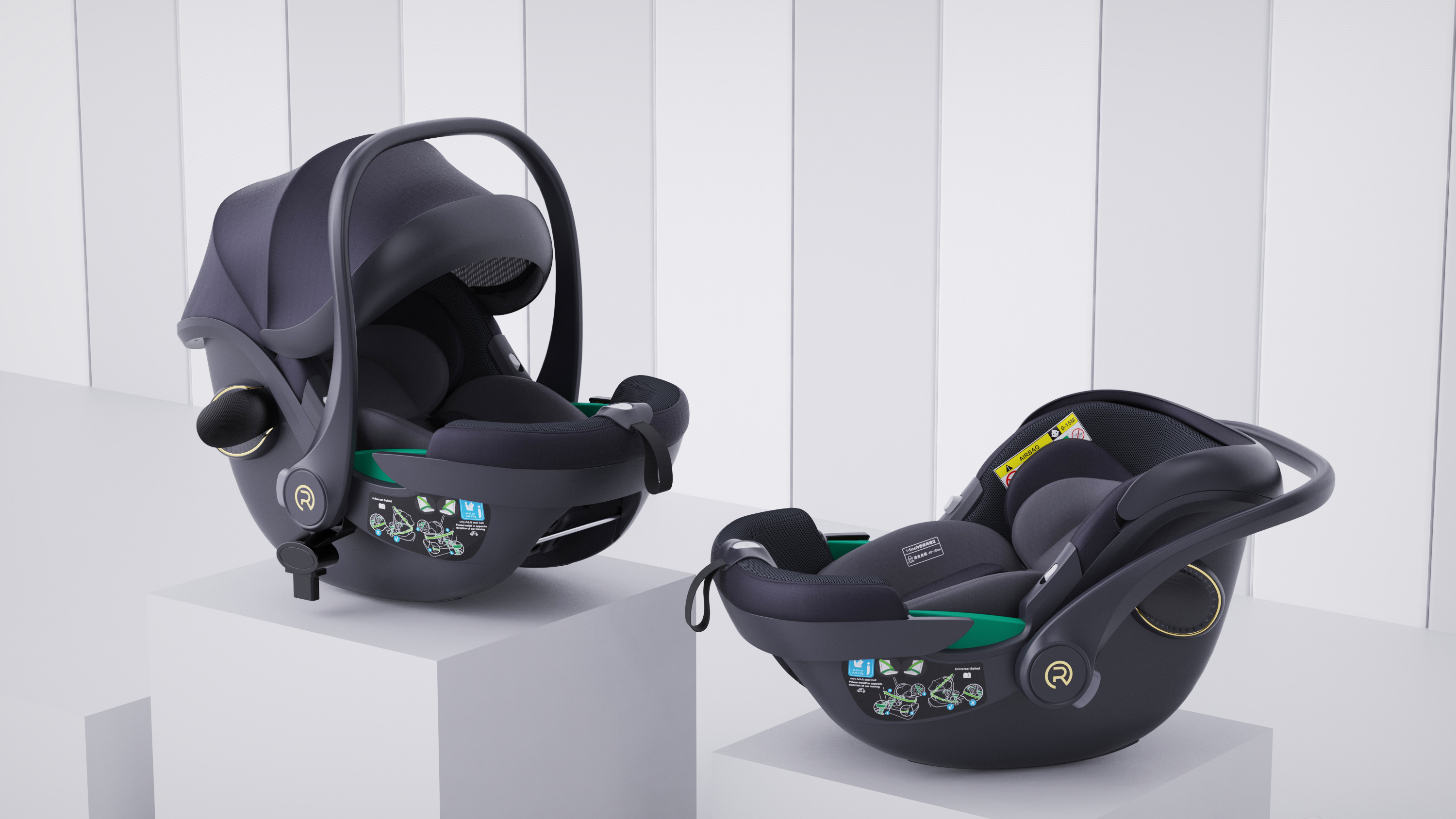 vehicle-use child safety seats，Original design，Maternal and infant products，hand basket，Design ideas，design process ，Product rendering，