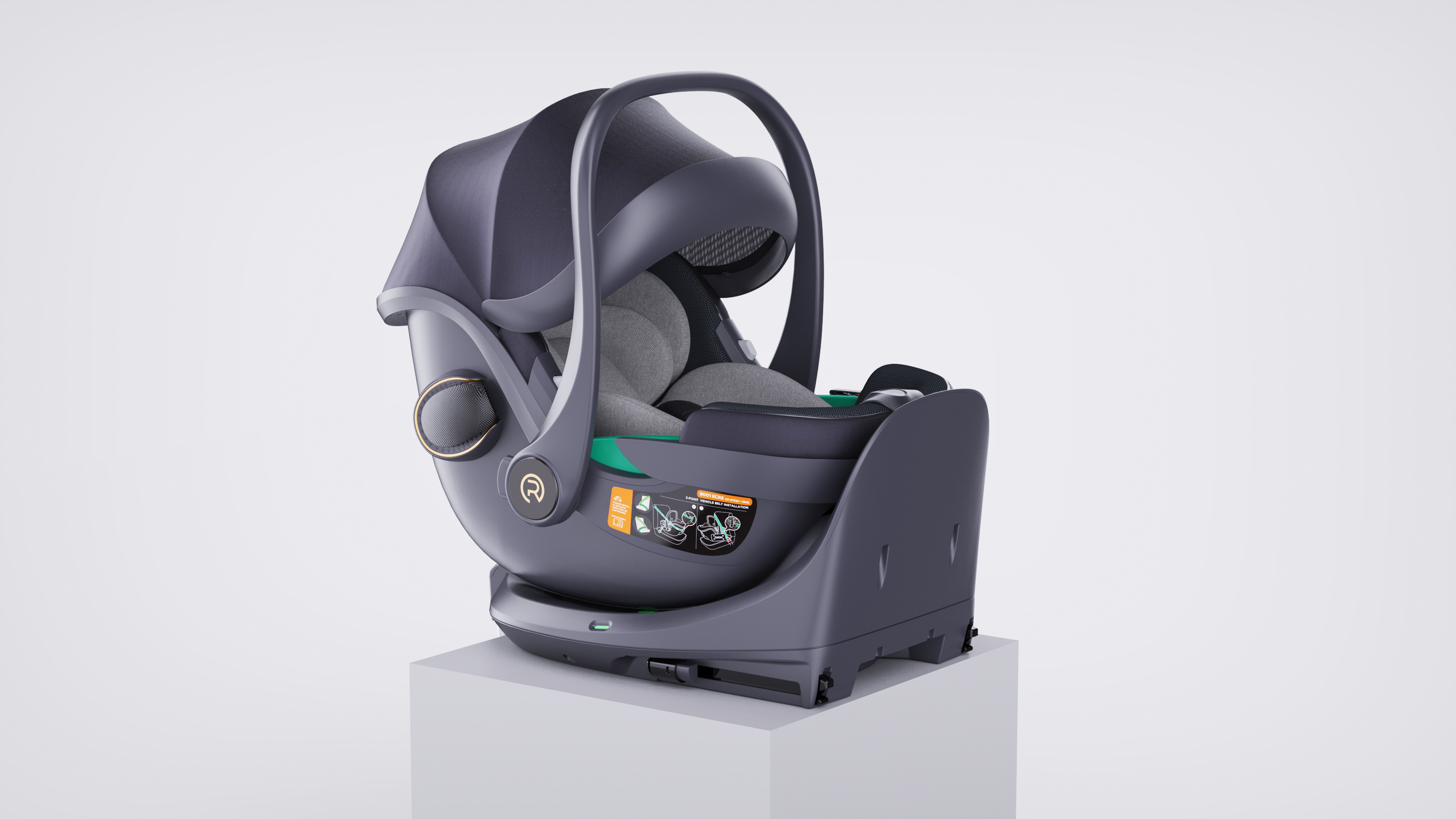 vehicle-use child safety seats，Original design，Maternal and infant products，hand basket，Design ideas，design process ，Product rendering，