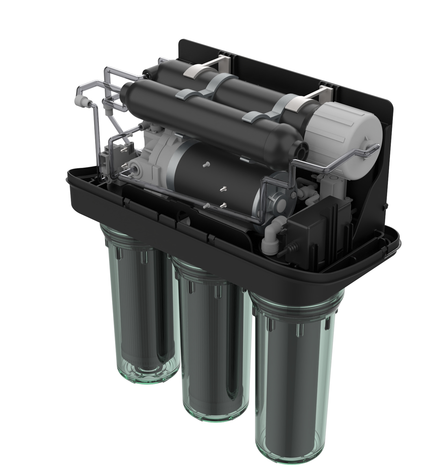 Water purifier，plastic cement，structure，