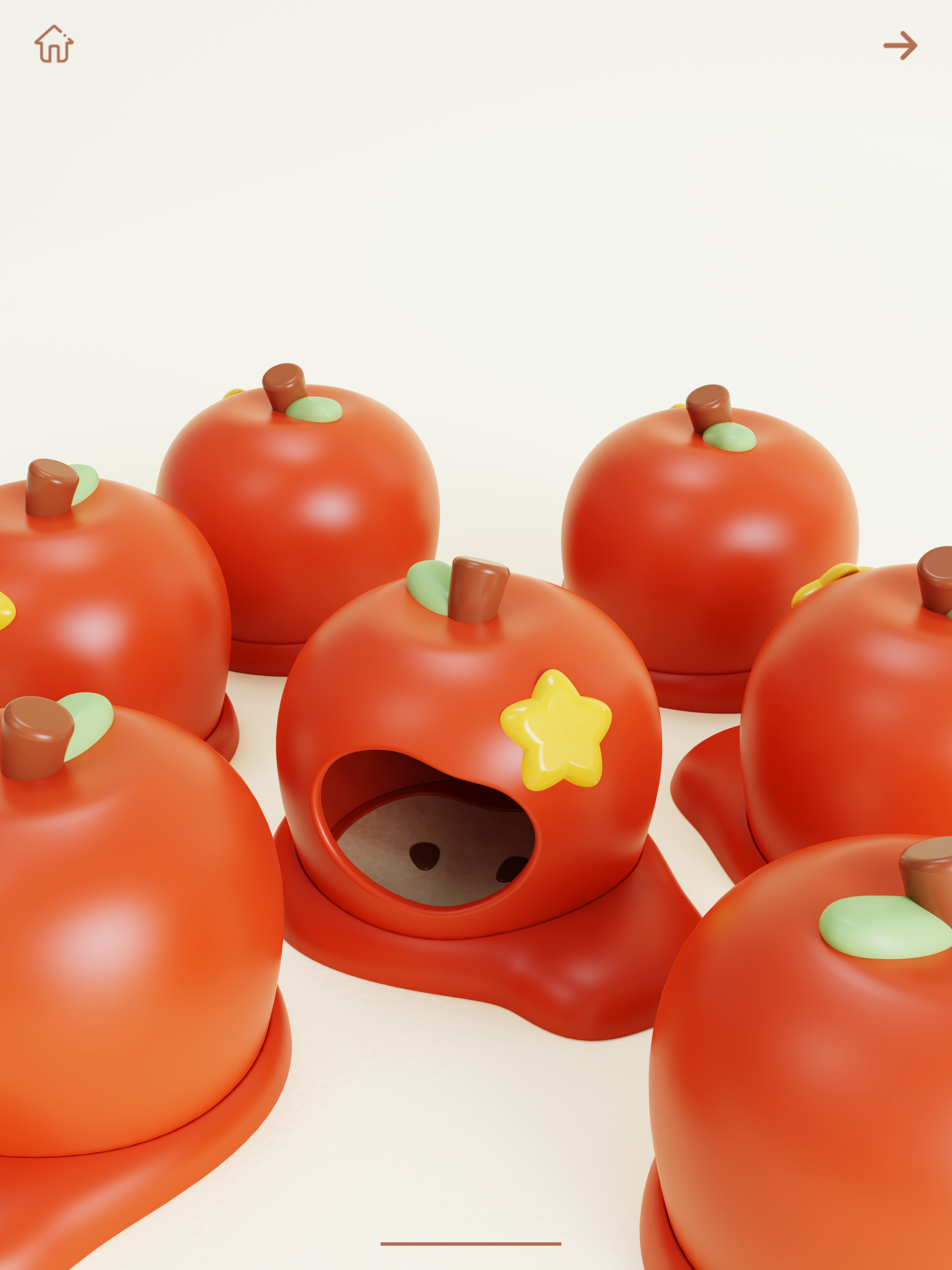 Small pet supplies，ceramic nest，Golden Bear，