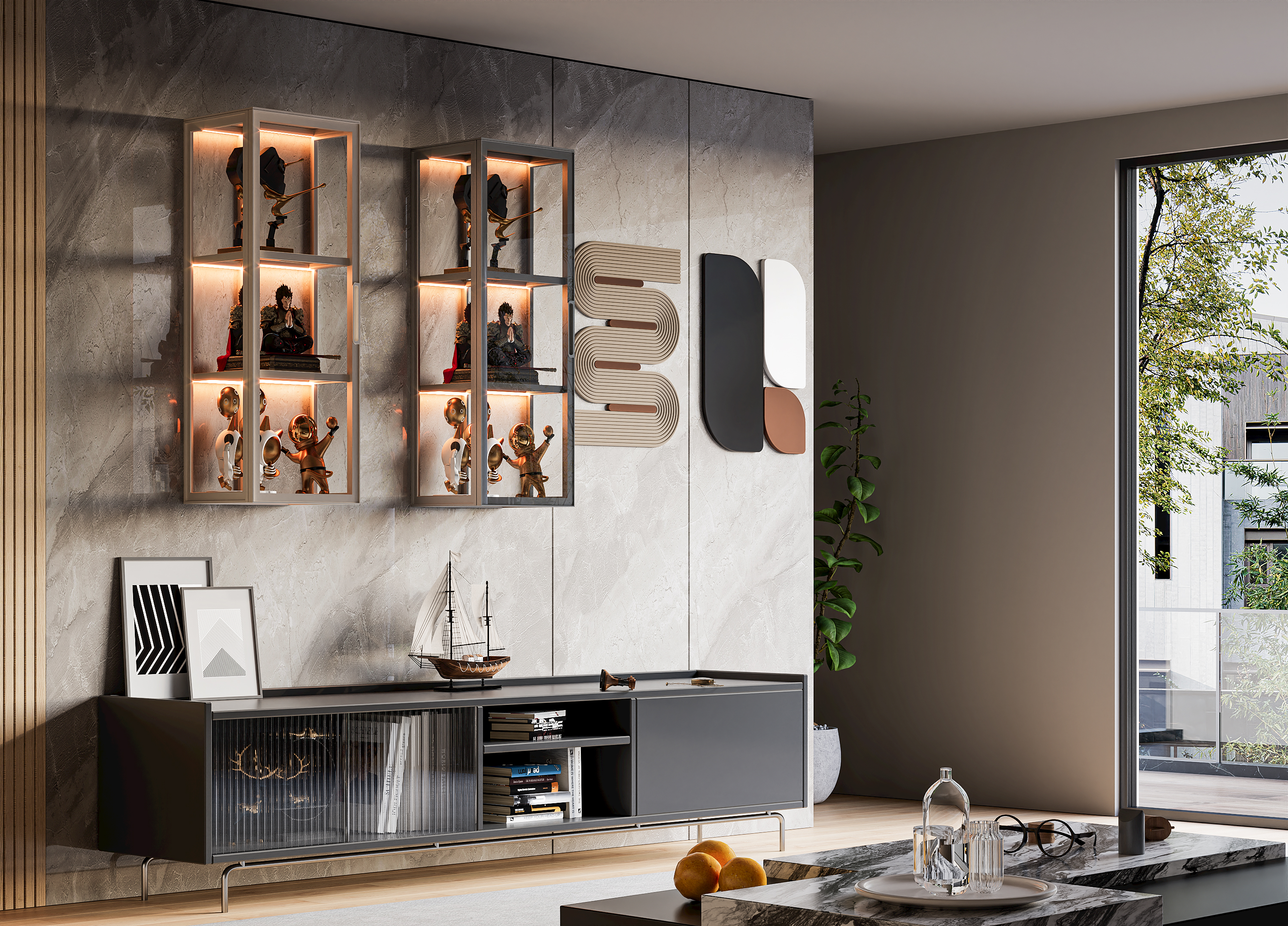 c4d，cr，3D rendering，Furniture rendering，