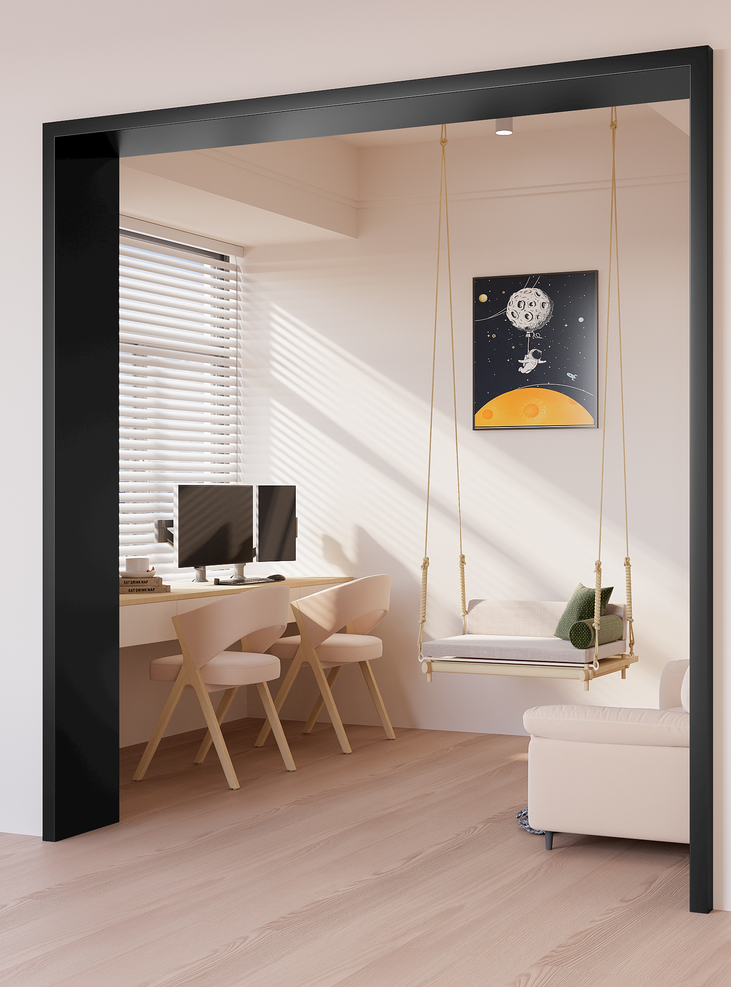 c4d，cr，3D rendering，Furniture rendering，