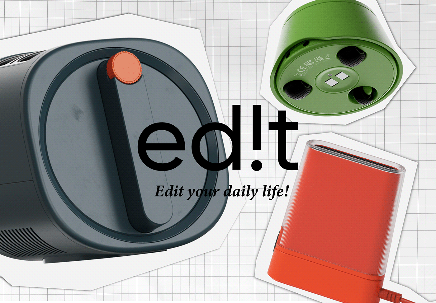 ed! t，Household Electric Appliances，Electronics，industrial design，