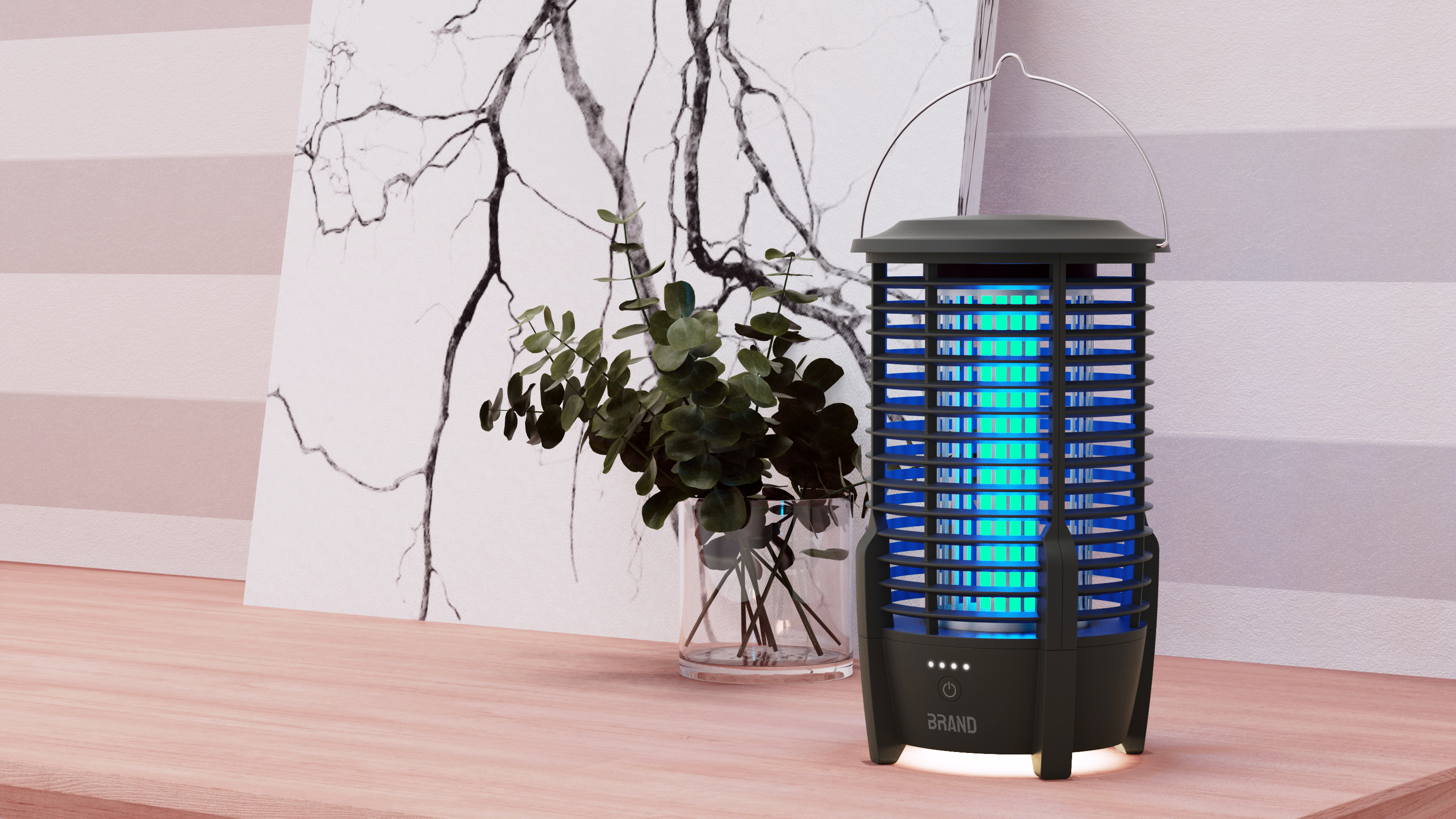 Mosquito killing lamp，Appearance design，industrial design，product design，Pearl Sea Birthday Shell，products of awarded medal，Product planning，Structural design，