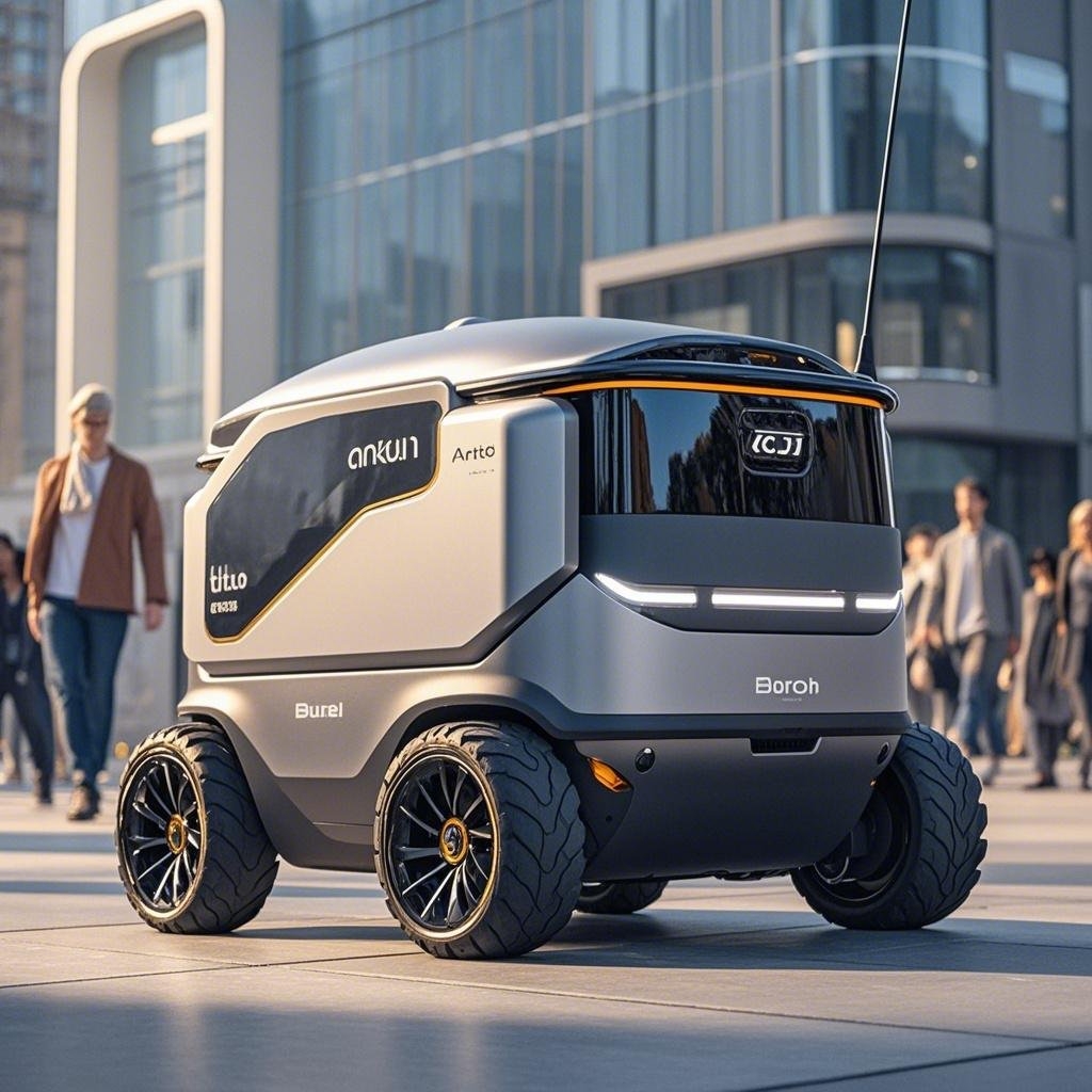 Unmanned delivery robot，