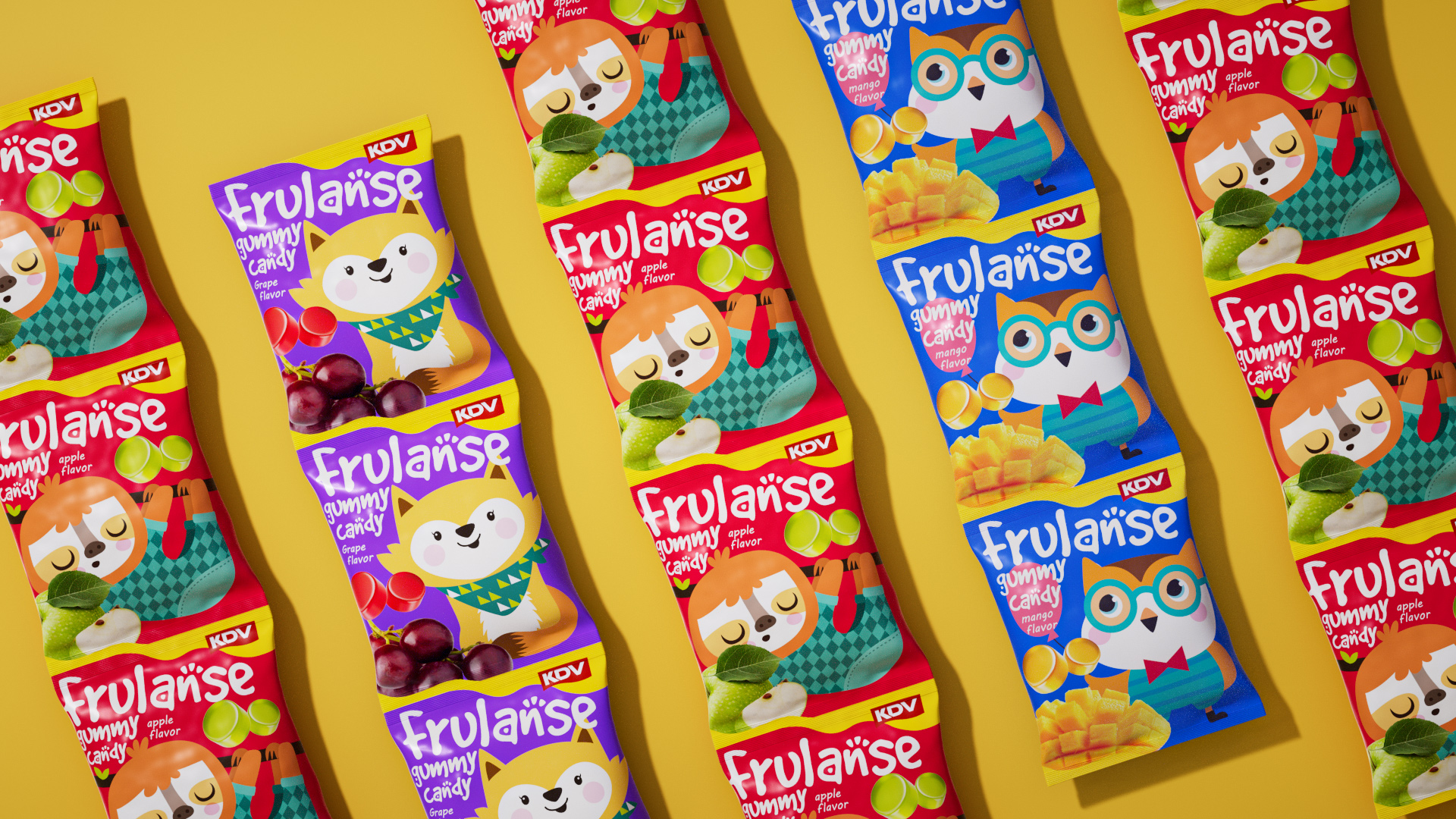 Snack packaging，Candy packaging，packing design，Graphic Artist Designer，Illustration，Render，brand，food，