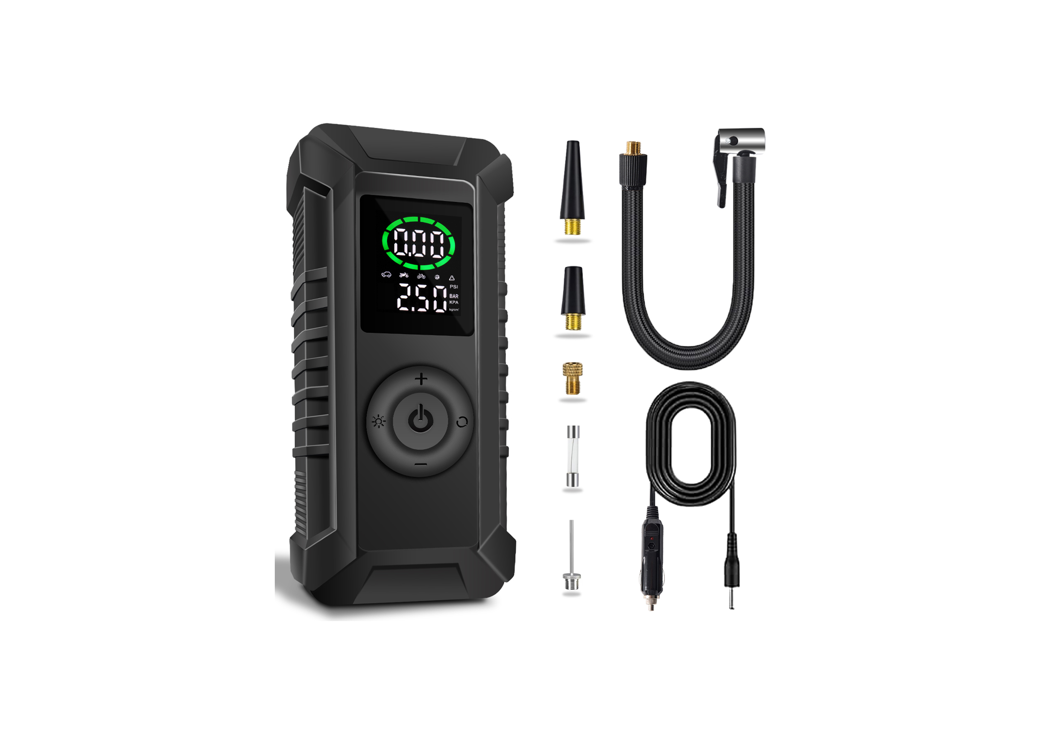 Vehicle mounted inflation pump，meet an emergency，product design，industrial design，Simplicity，