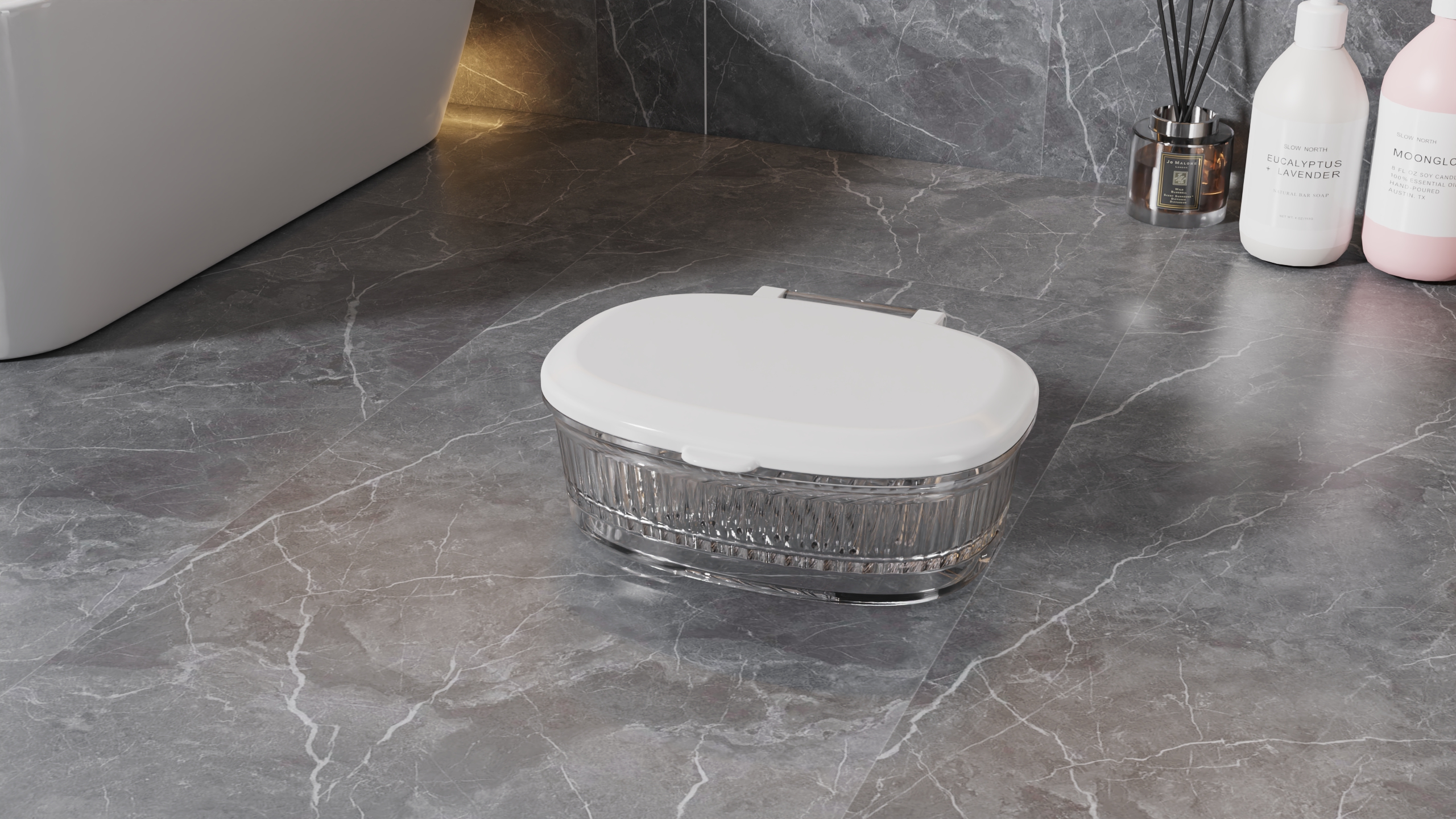 Flip，Draw，multi-function，Draining，soap box，Soap box，