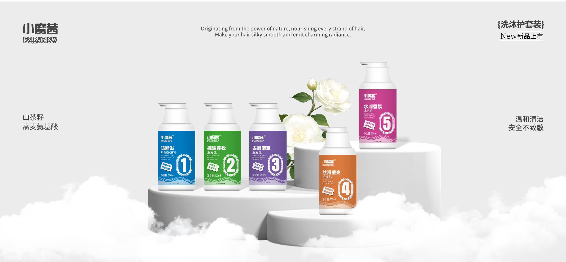 product design，chemical products for daily use，E-commerce products，Product Promotion Effect Diagram，Product manual，