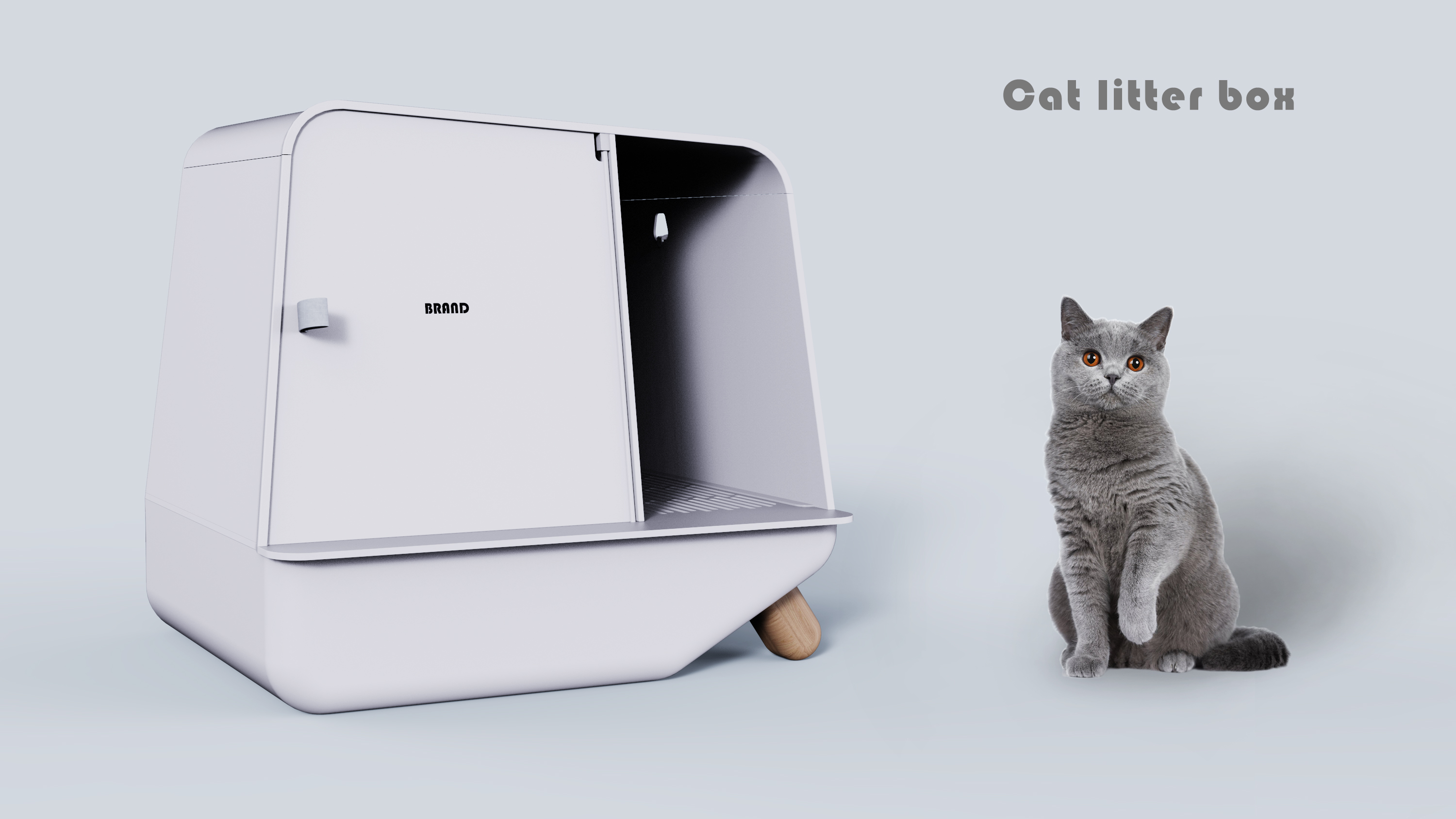 # cat litter box# cat toilet# pet supplies design# pet products，