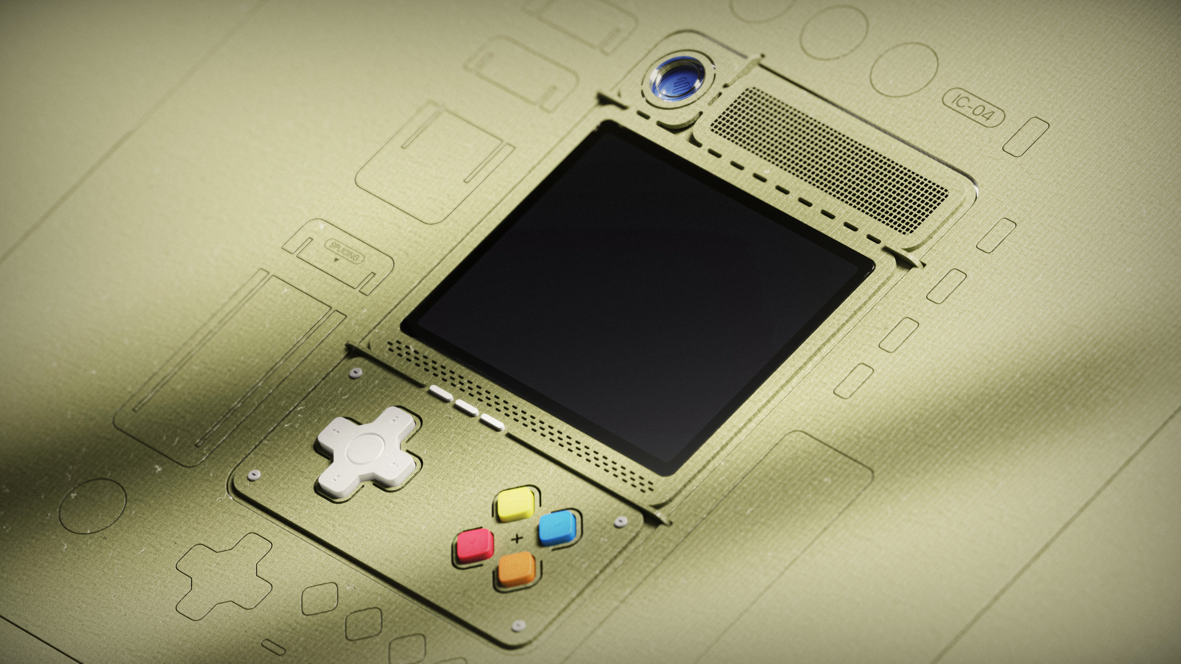 zero sense curve，product design，Game console design，