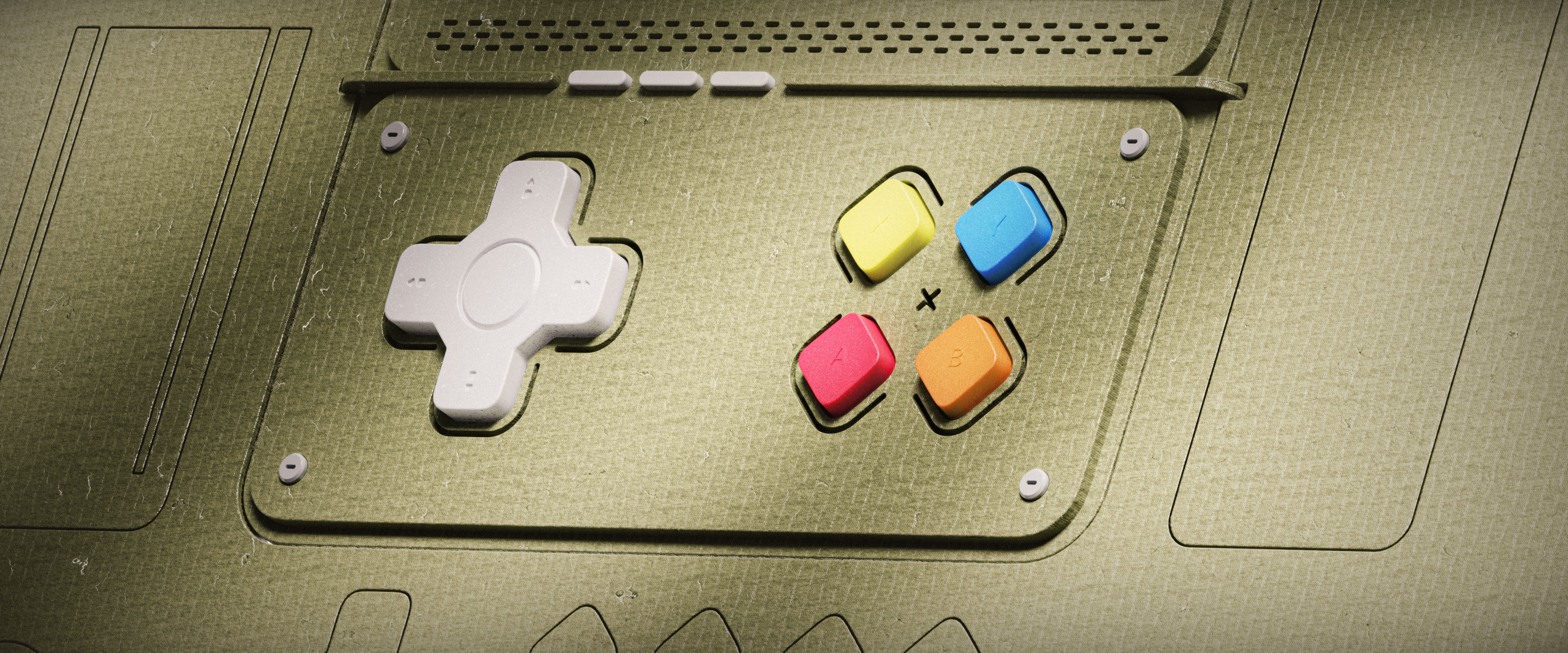 zero sense curve，product design，Game console design，