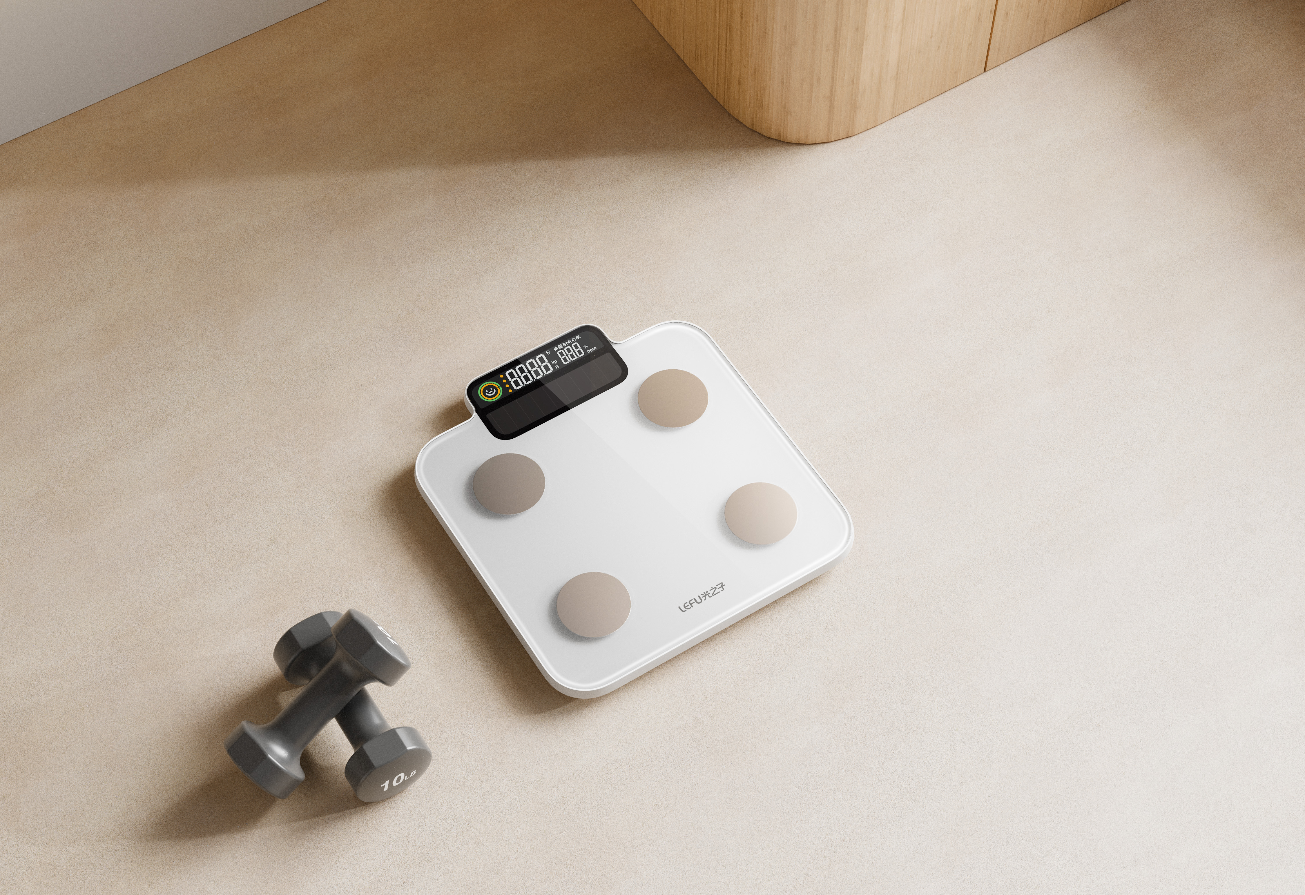 Weighing scale，Body fat scale，Household Electric Appliances，medical care，healthy，reduce weight，Electronics，solar energy，