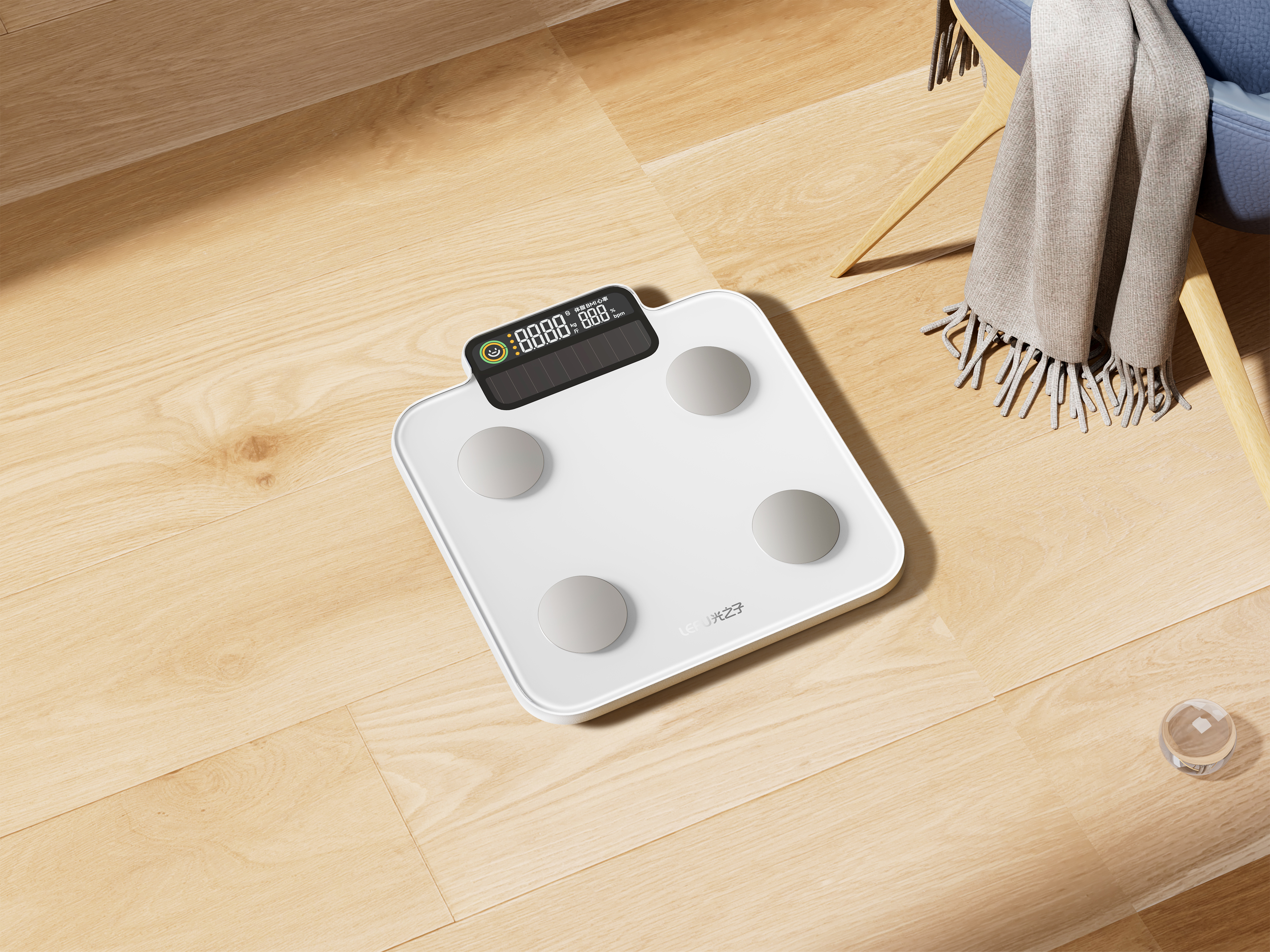 Weighing scale，Body fat scale，Household Electric Appliances，medical care，healthy，reduce weight，Electronics，solar energy，