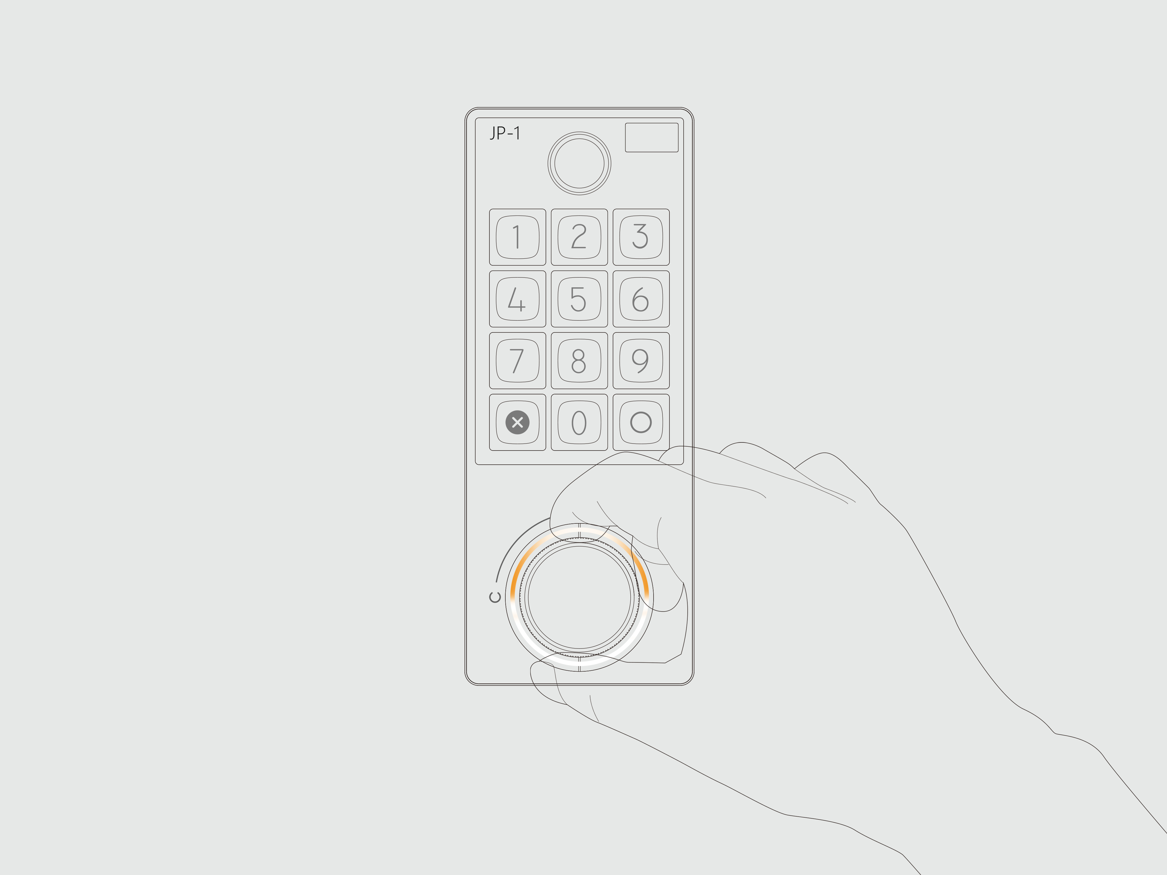 Concept Smart Door Lock Design | TE Style，