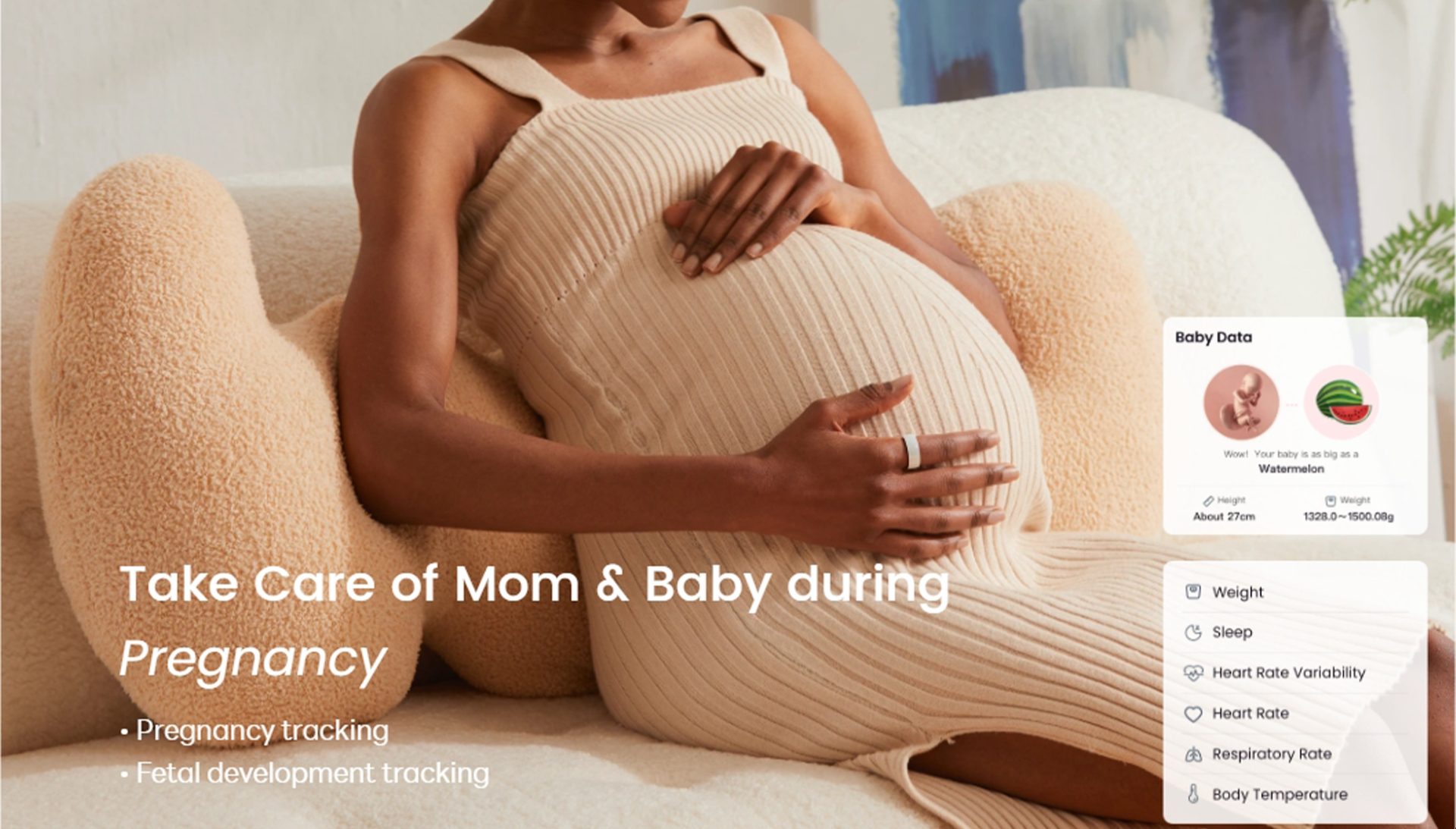 temperature measurement for pregnancy，Smarty Ring ，Sleep quality monitoring，