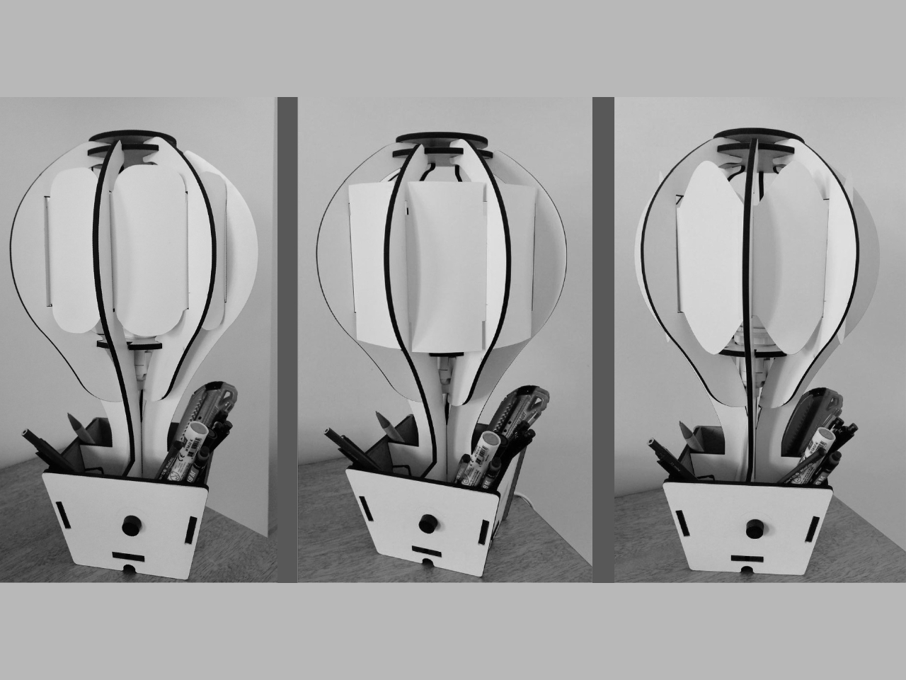 Desk lamp，conceptual design，pen container，Housewear & Furnishings，