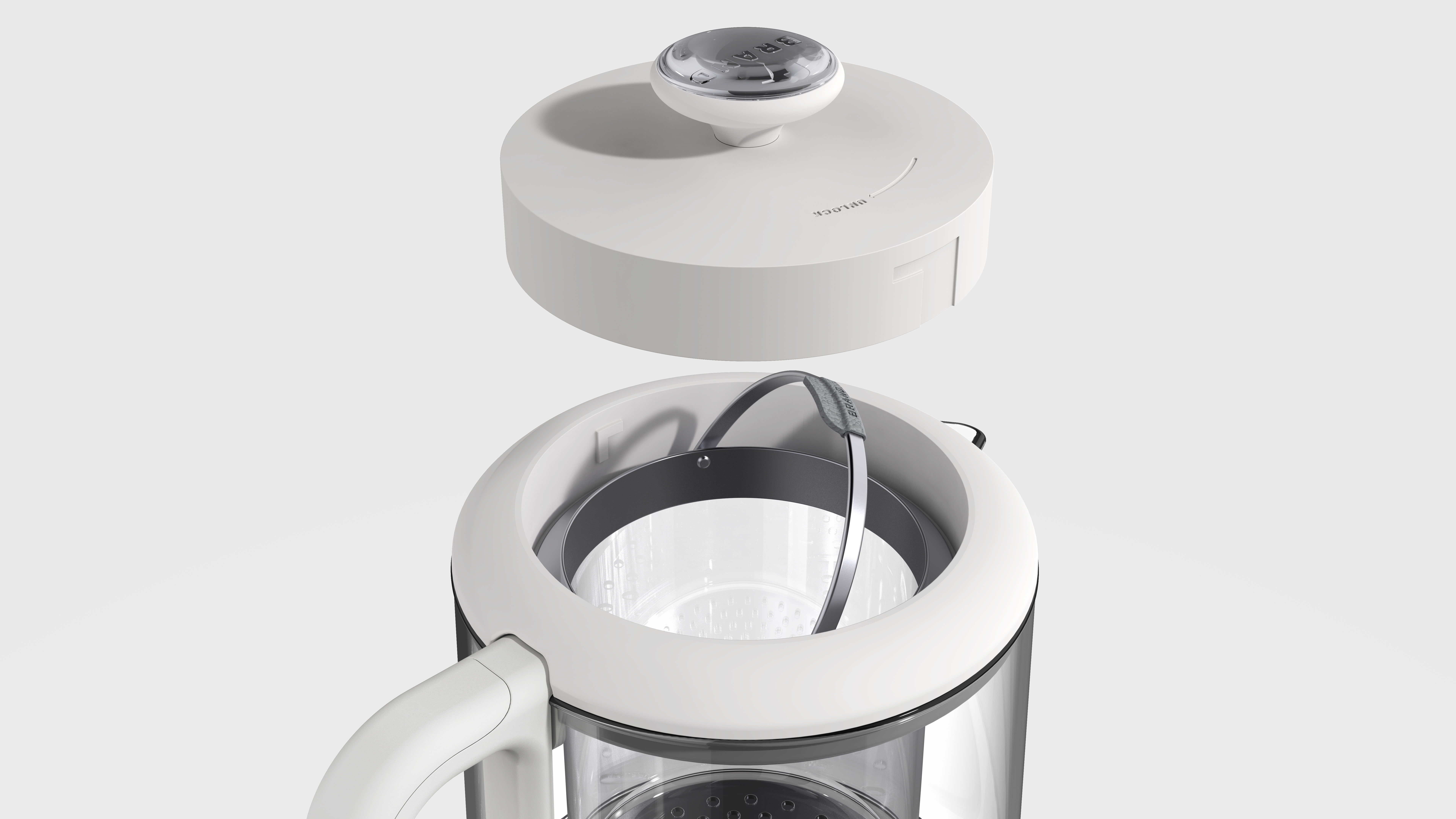 product design，Simplicity，Mellow，Product Modeling Product Appearance Design，geometric modeling ，household electrical appliances，Wood grain material，Health pot，