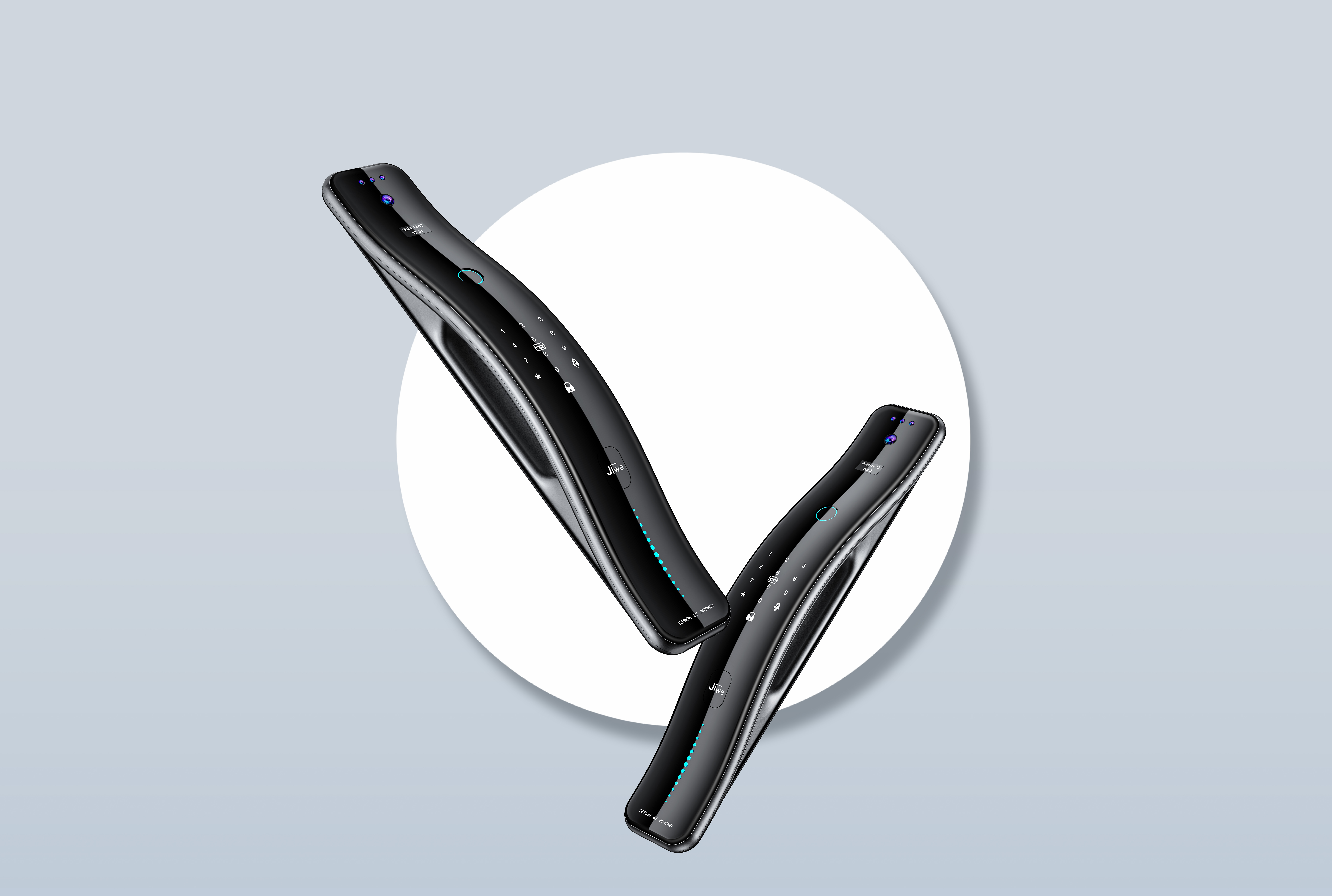 # Smart lock，# Fingerprint lock，# Smart door lock，# Smart Home，#Industrial Design，#Product design，# Design，# Products，