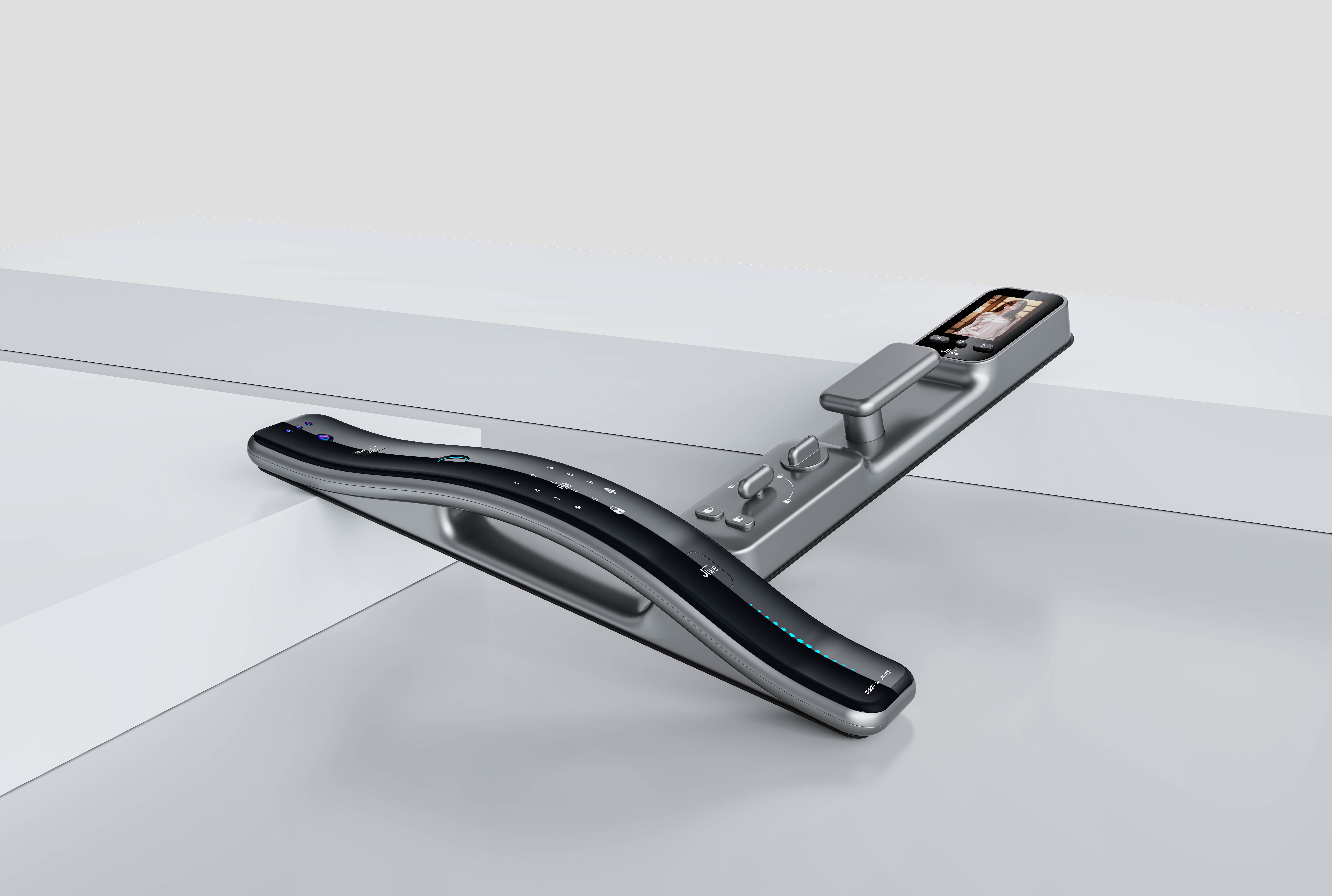 # Smart lock，# Fingerprint lock，# Smart door lock，# Smart Home，#Industrial Design，#Product design，# Design，# Products，