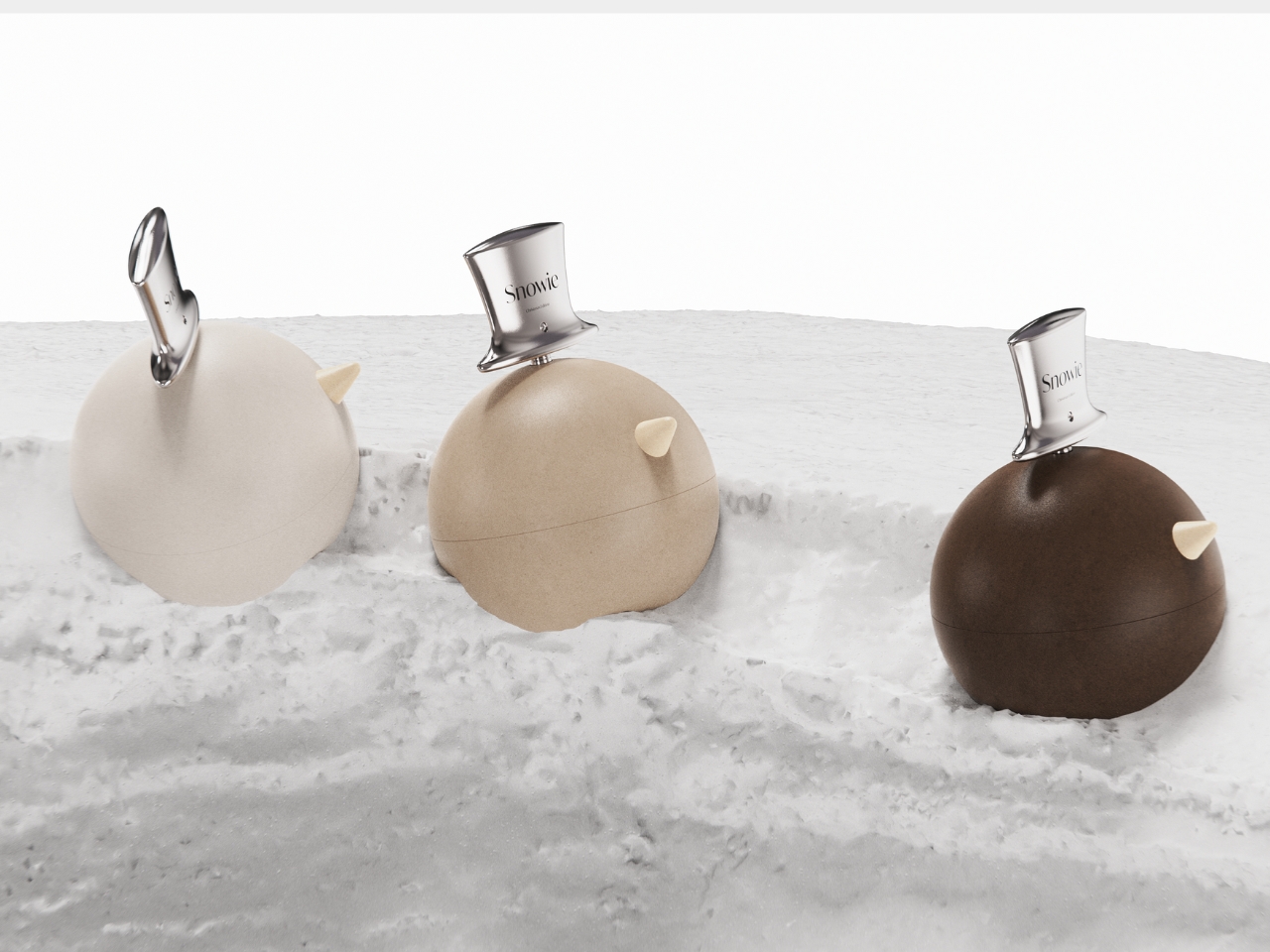 Snowie，conceptual design，Christmas Music Box，product design，