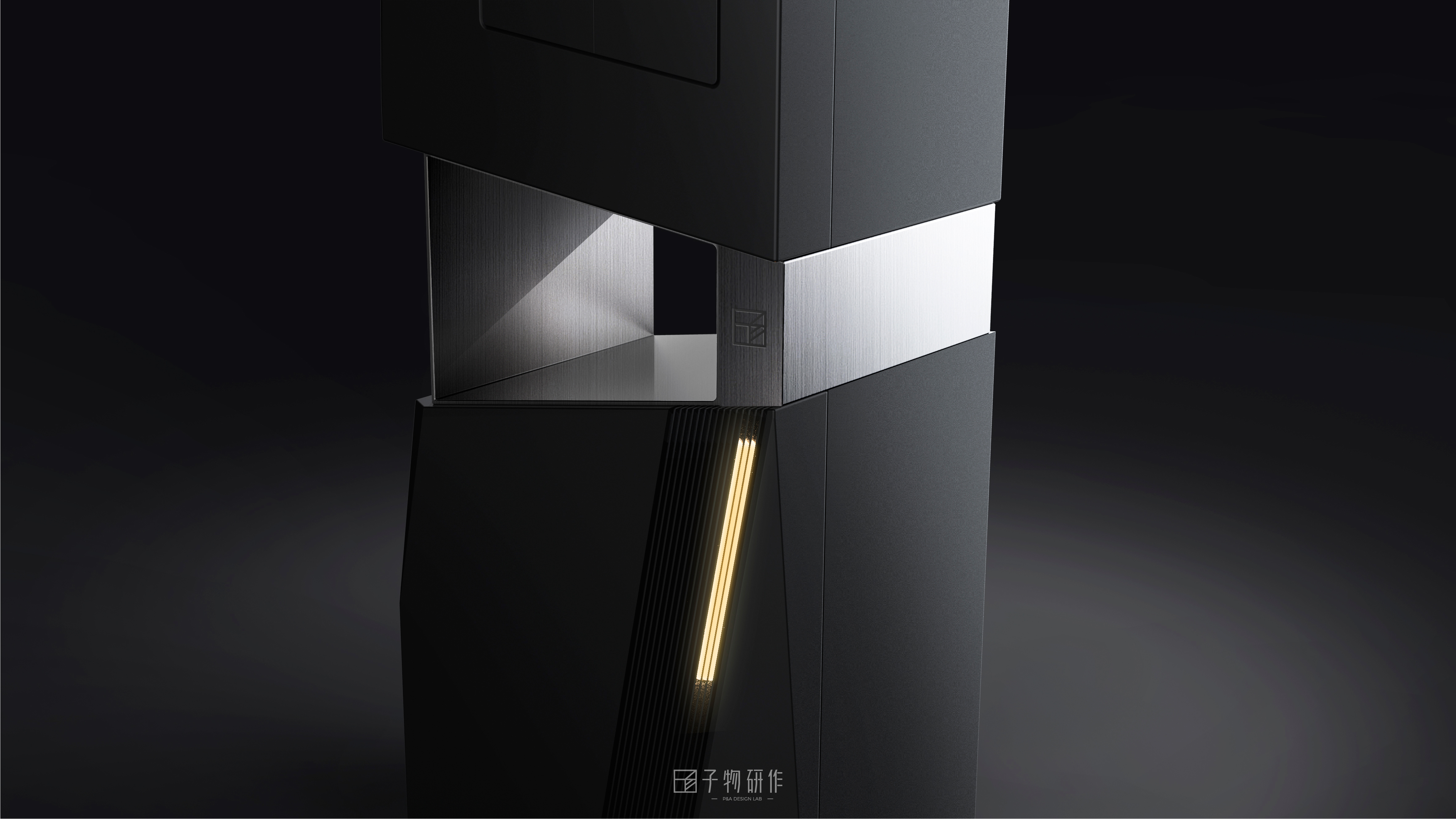 Household appliances, cabinet machines, vertical air conditioners, industrial design of sub-objects，