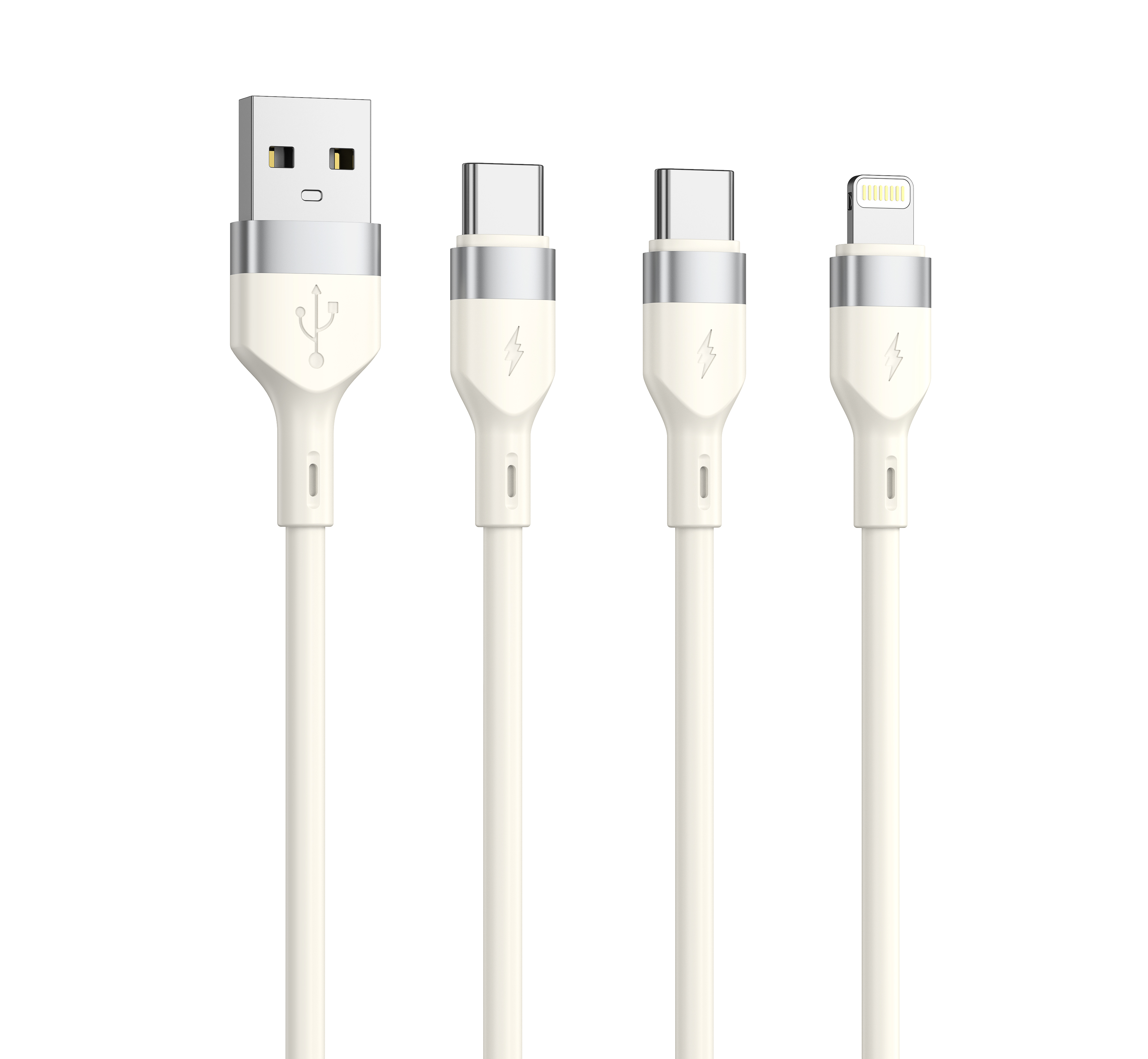 Silicone data line，Mobile phone digital 3C peripheral，Fast charging data line，