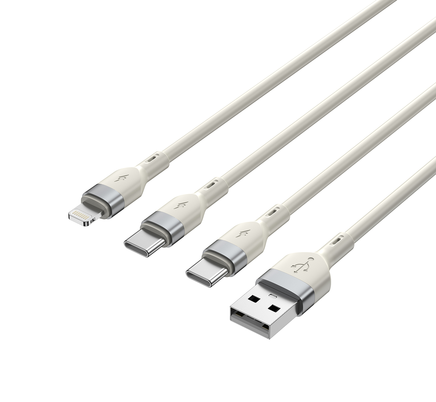 Silicone data line，Mobile phone digital 3C peripheral，Fast charging data line，