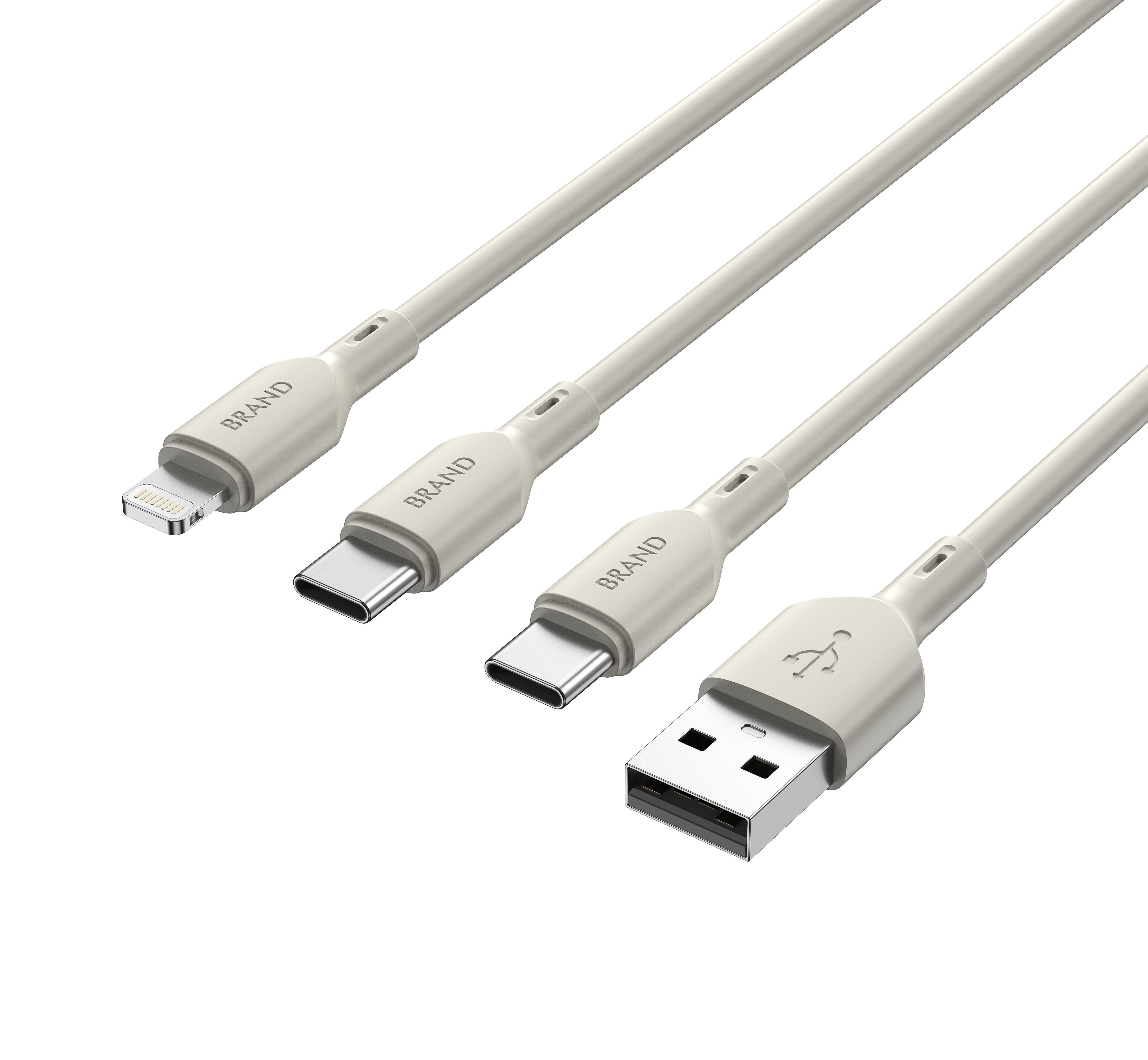 Silicone data line，Mobile phone digital 3C peripheral，Fast charging data line，