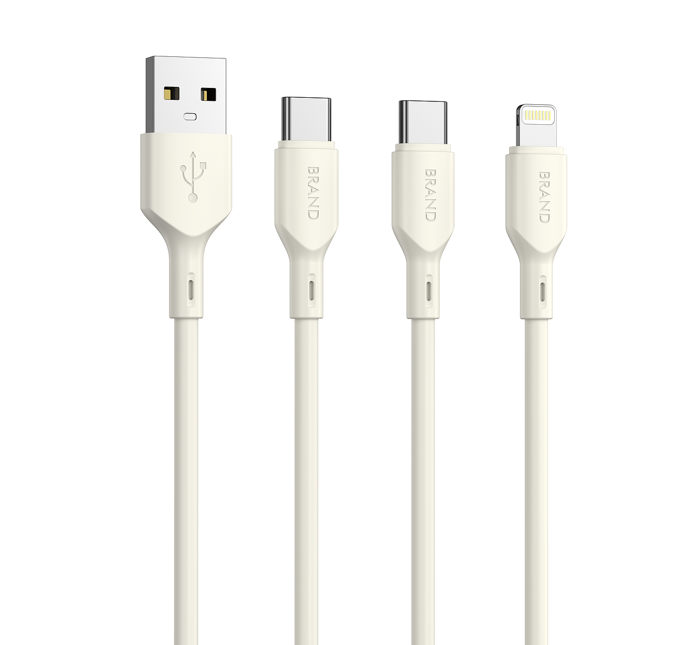Silicone data line，Mobile phone digital 3C peripheral，Fast charging data line，