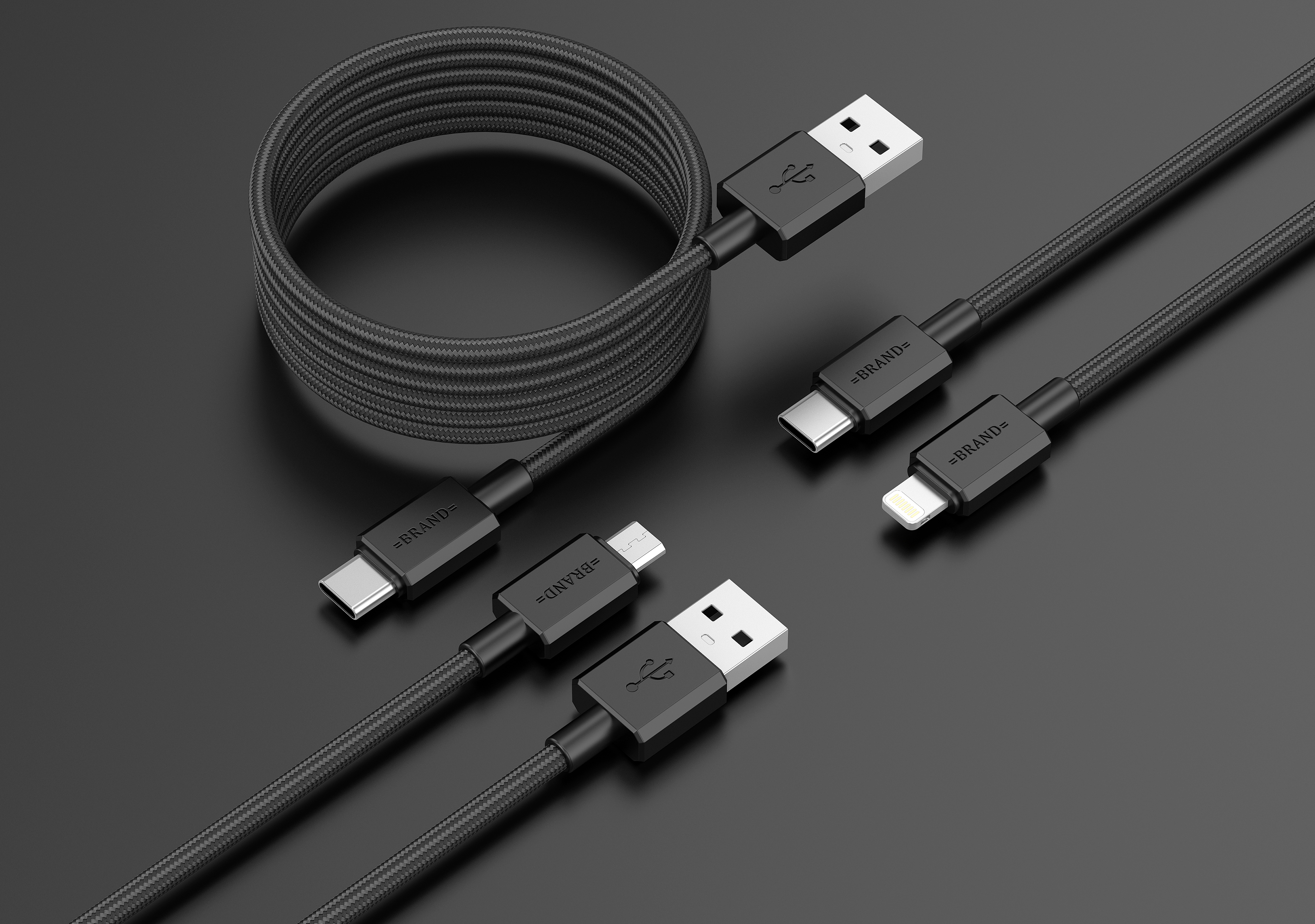 Super fast charge data line，type-c，product design，industrial design，Mobile phone peripheral 3C，