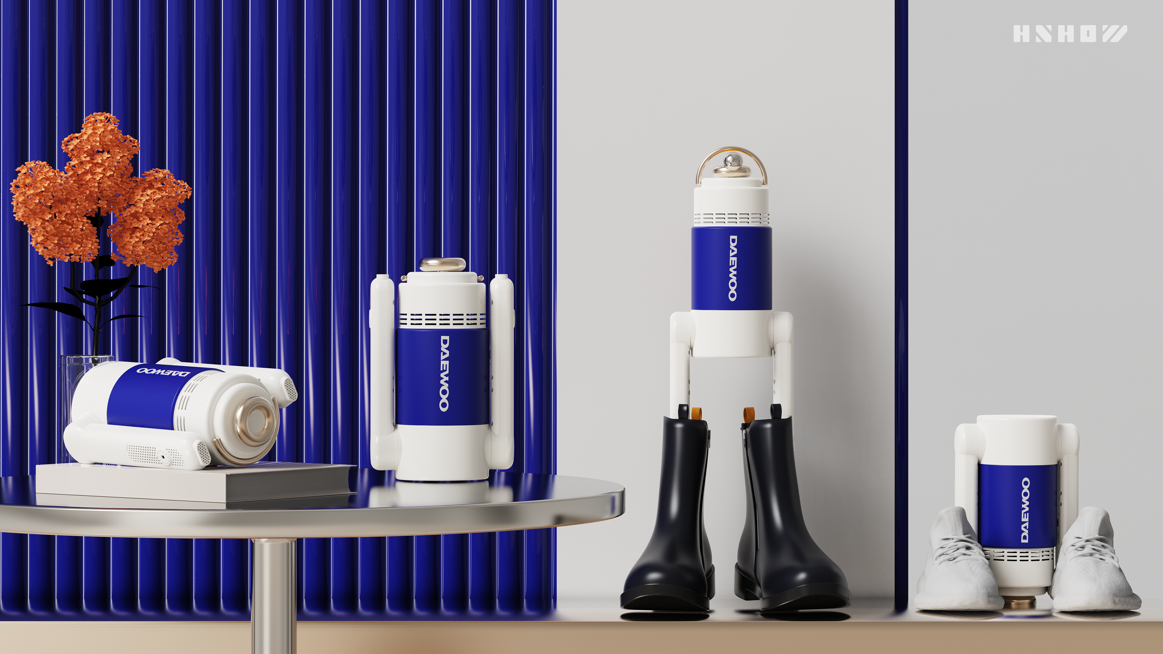 Design，industrial design，small home appliances，Shoe dryer，multi-function，damp，comfortable，life，