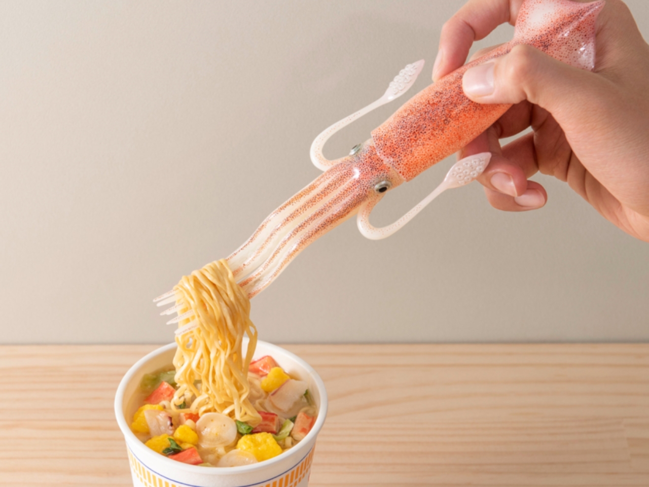 Fork，instant noodle fork，tableware，Nissin，