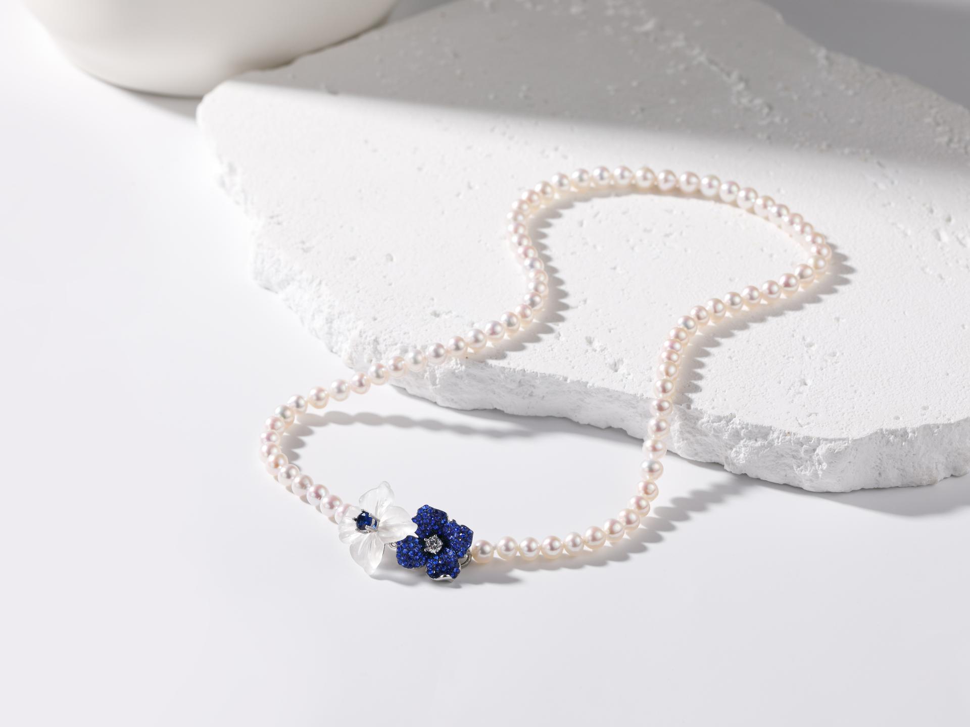 Pearl Necklace，Earrings，