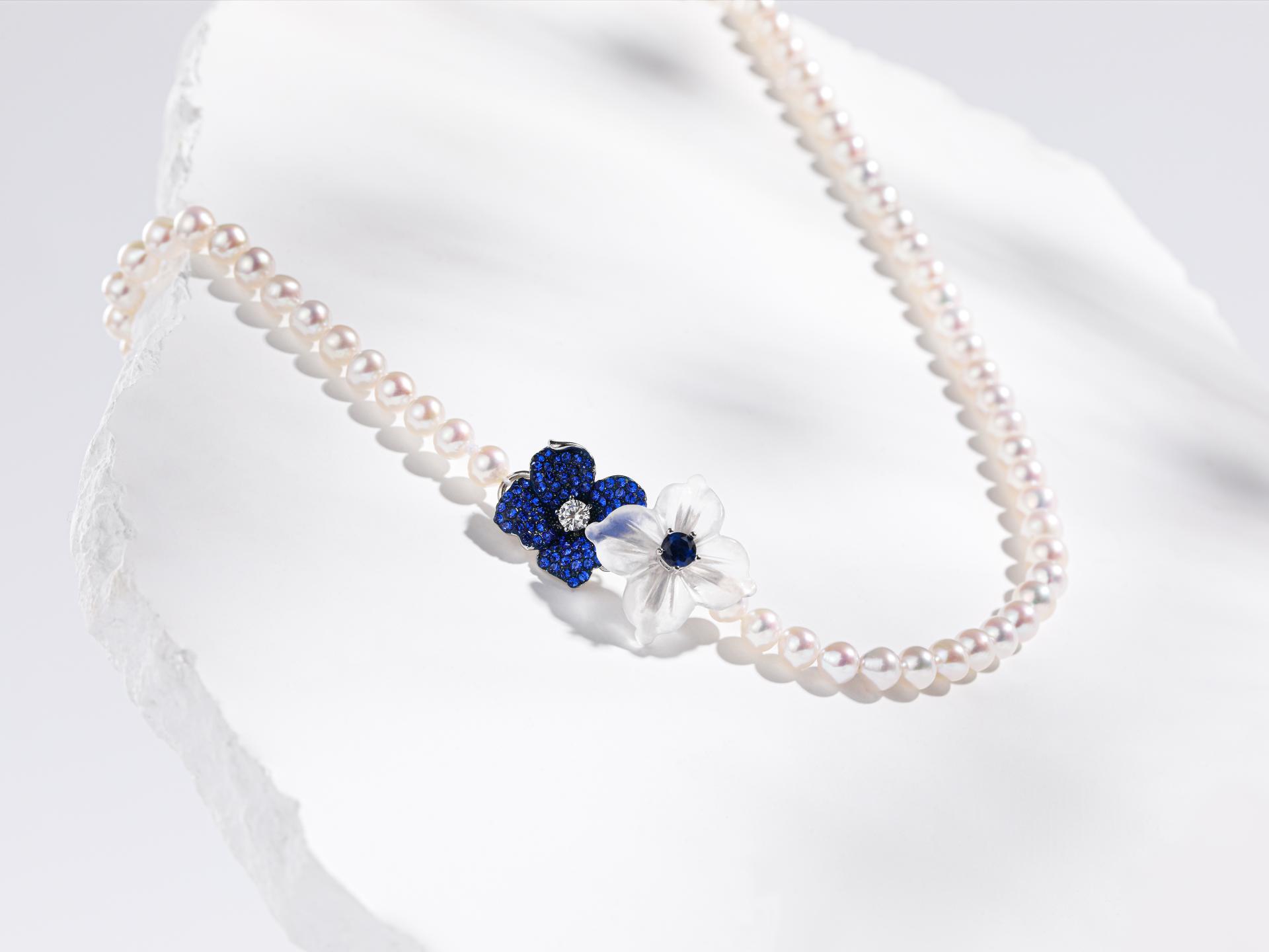 Pearl Necklace，Earrings，