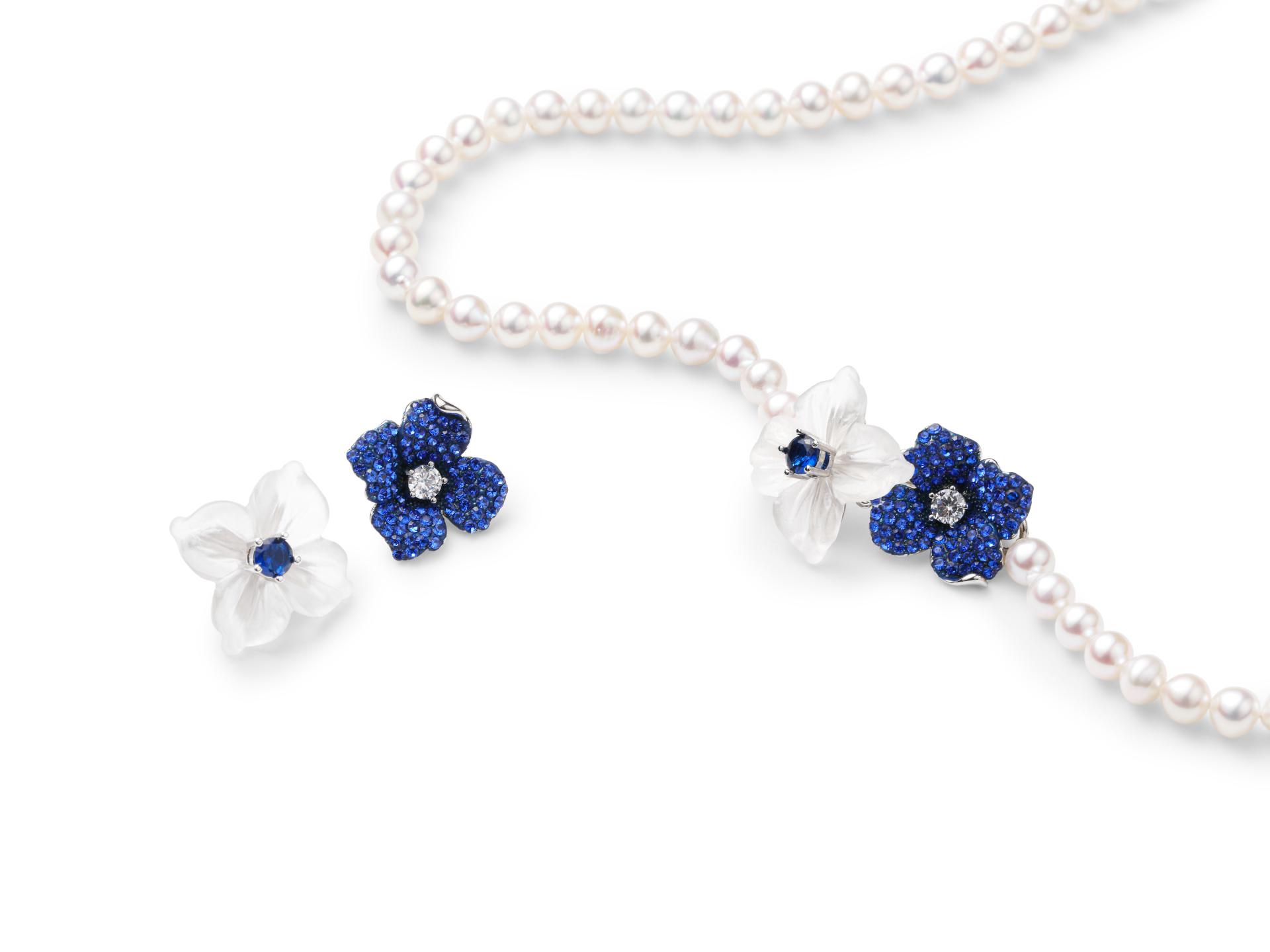 Pearl Necklace，Earrings，