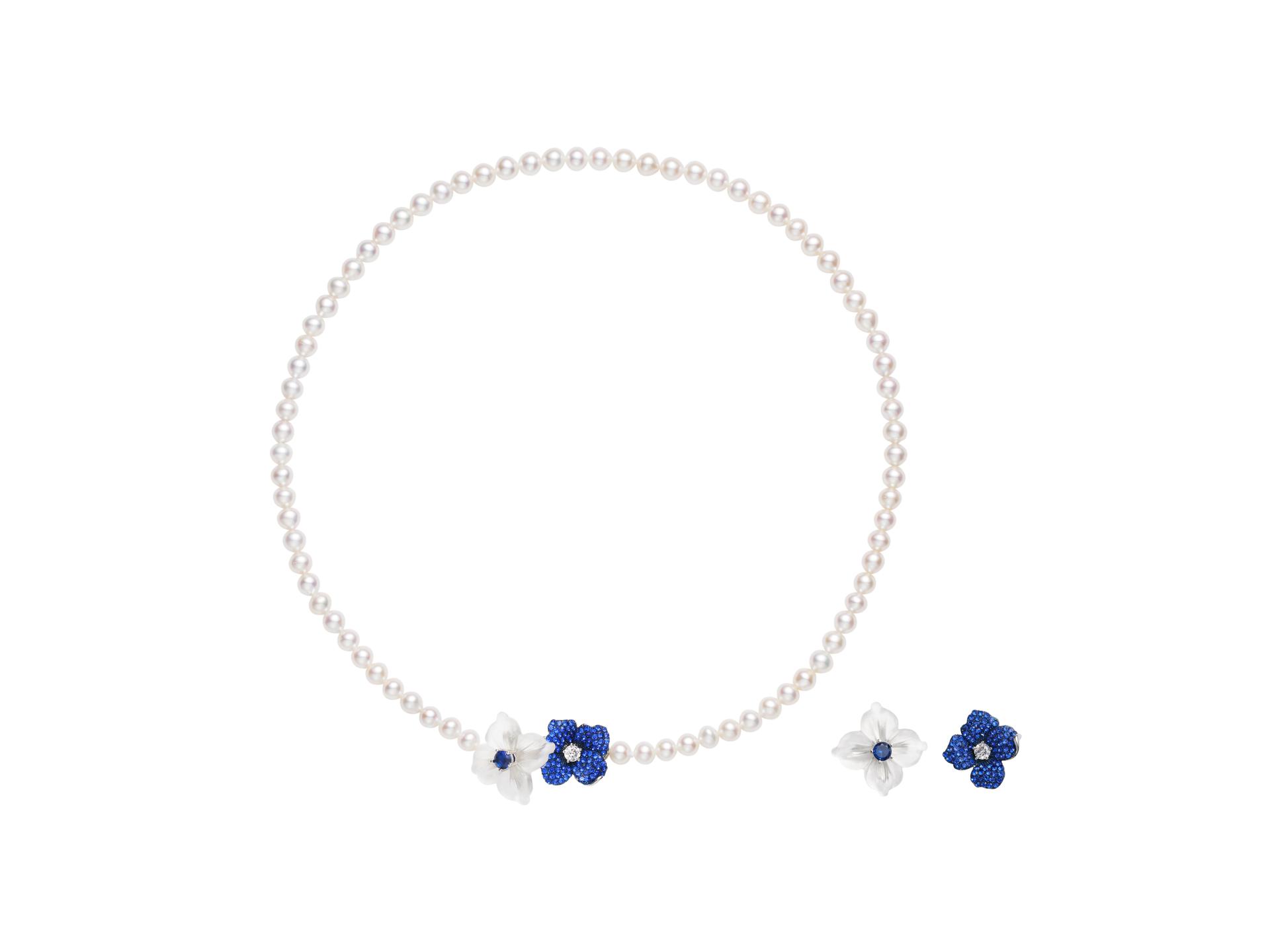 Pearl Necklace，Earrings，