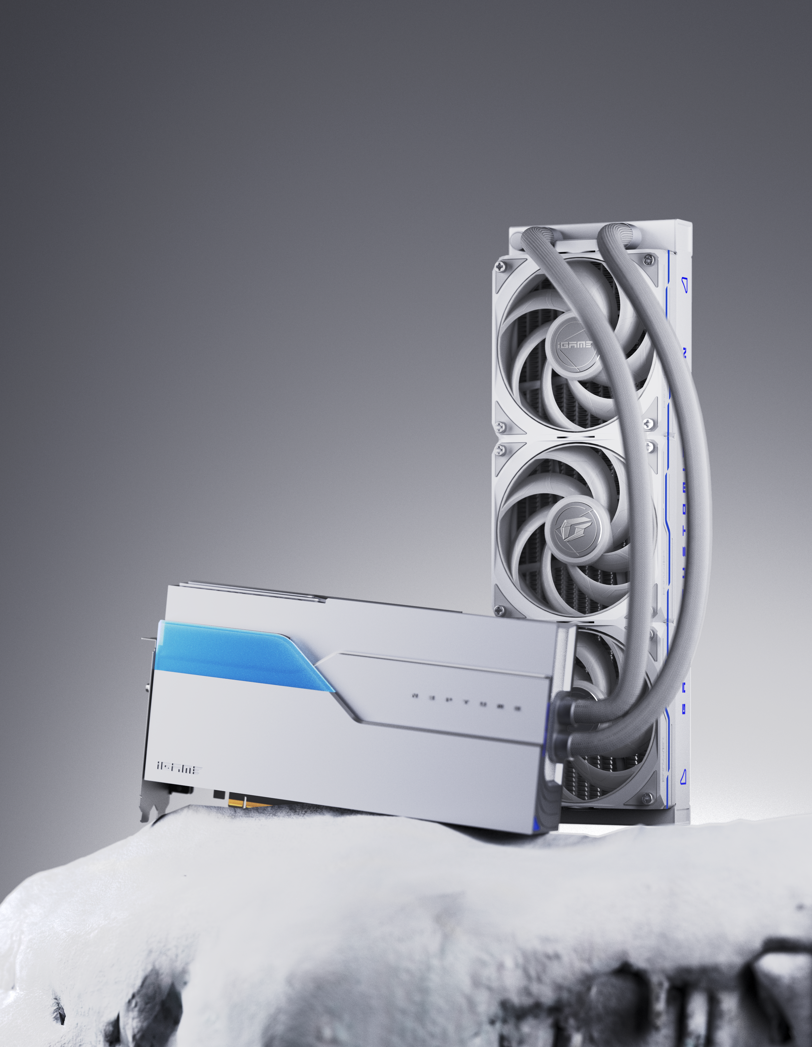 50 series graphics card，Yingweida，Seven rainbow，name，Water God，Water-cooled graphics card，