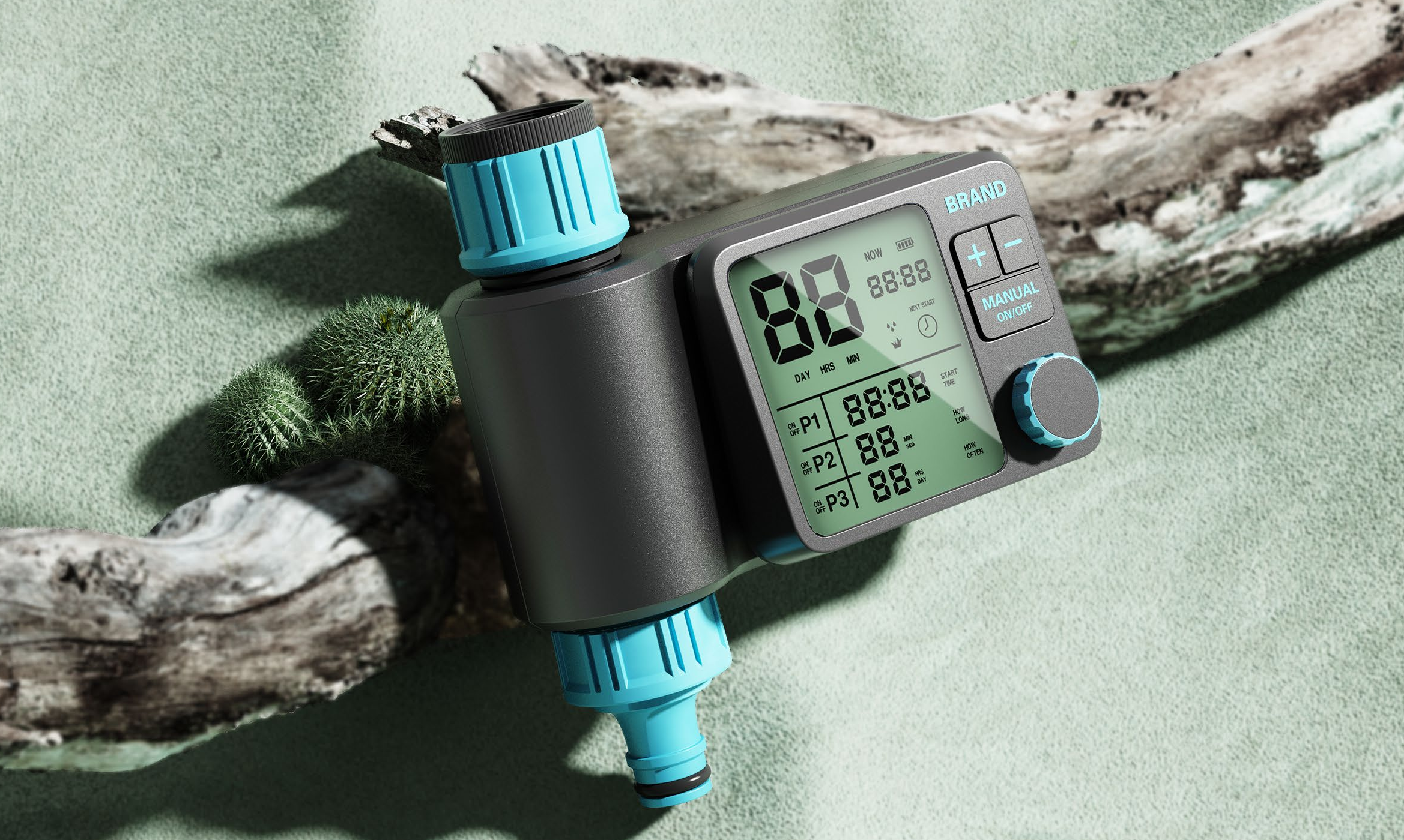 Irrigator，Water flow device，gardening，controller，