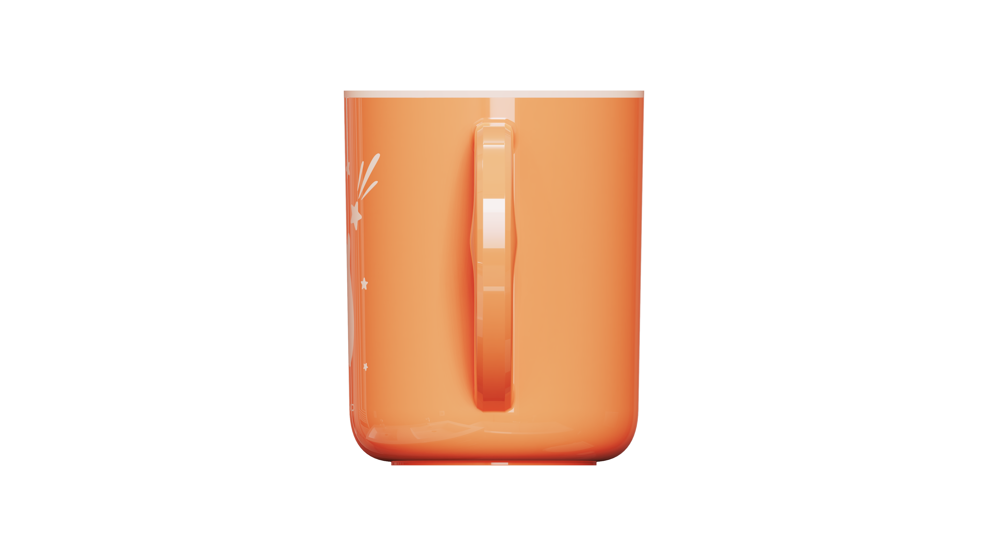 fashion，Simplicity，glass，gold-plated，handle，Cartoon，lovely，Little bear，