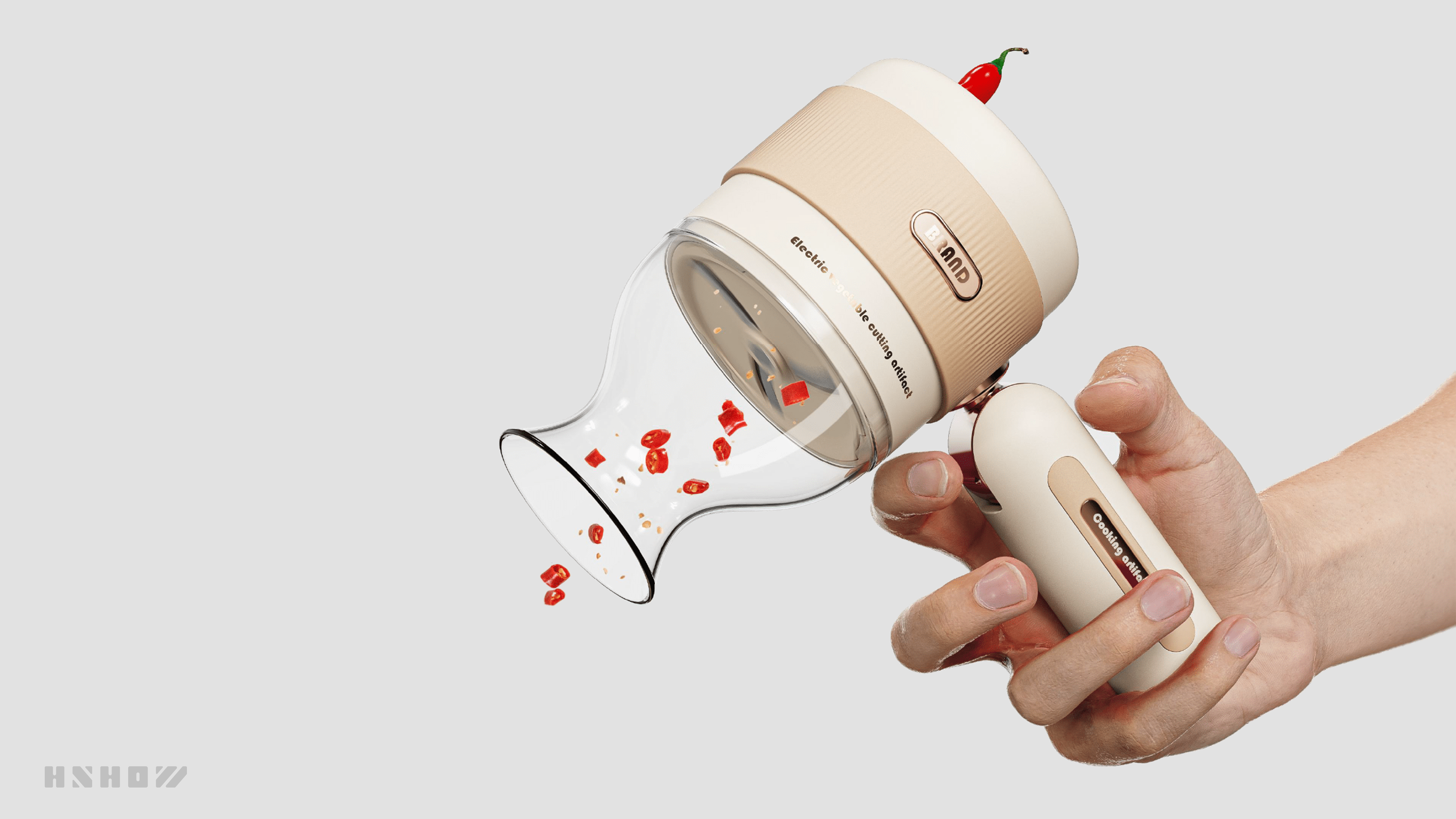 Design，design company，CMF Study Design，industrial design，food processor，seasoning machine，Kitchenware，household，