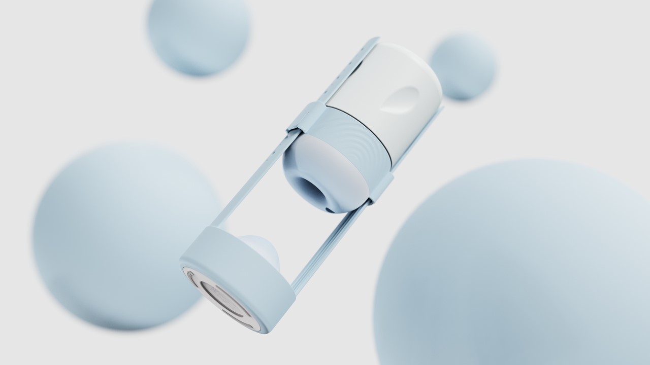 Product Design of Toilet Cleaning Machine，product design，Sanitary products ，Blue Baby，