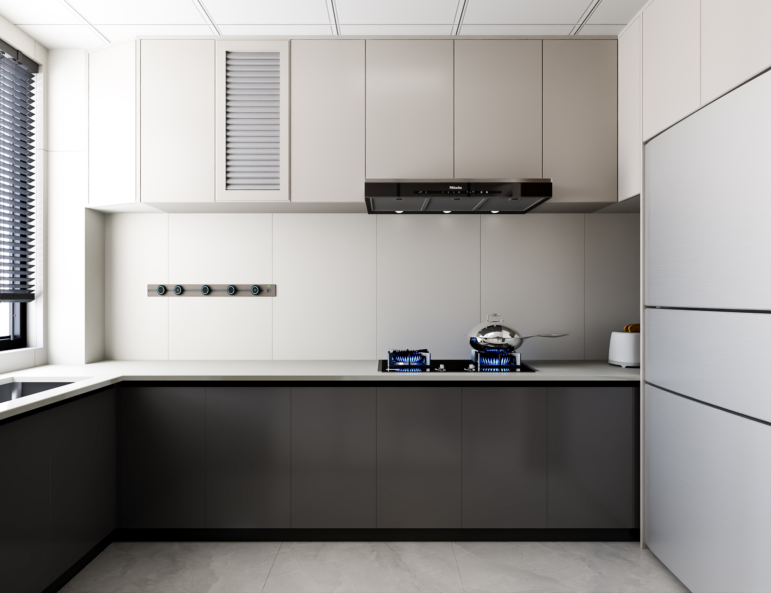 Living room, dining room，