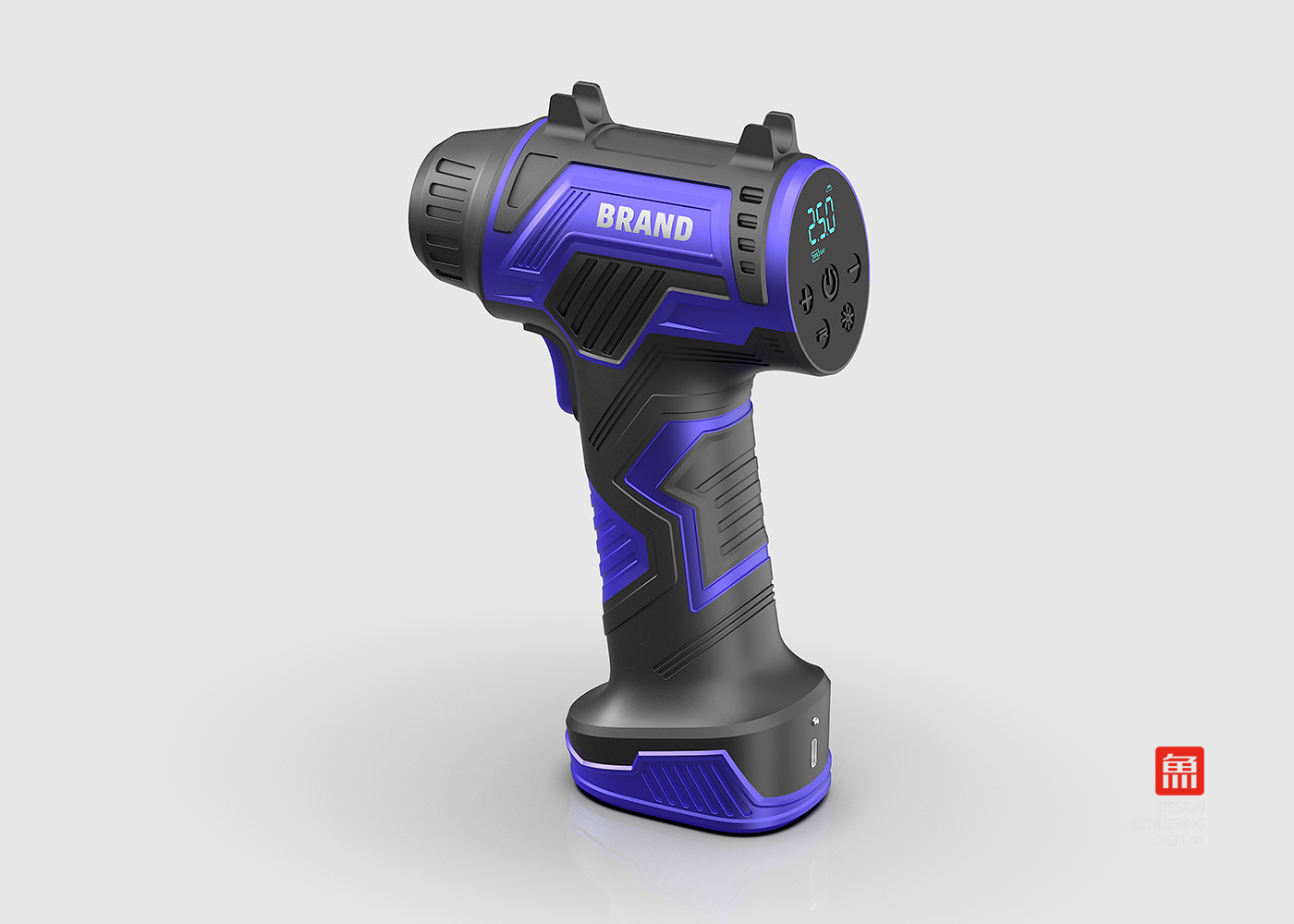 Automobile inflation pump，Tool design，Product appearance design，industrial design，Small household appliance design，Industrial Wind Product Design，Automotive Supplies Design，Technology Product Design，